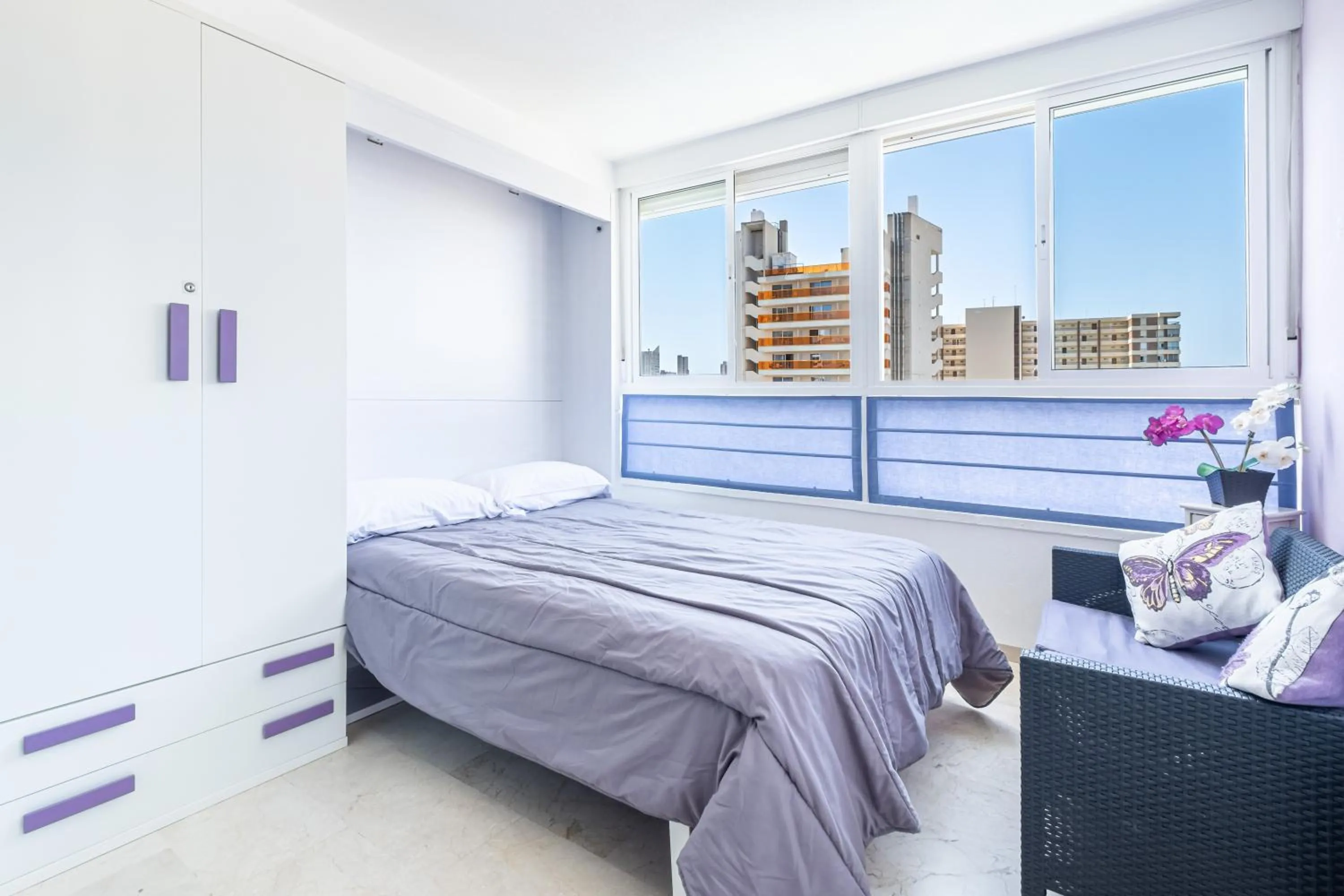 Bed in Gemelos 22 Resort Apartment 2-15-B Levante Beach