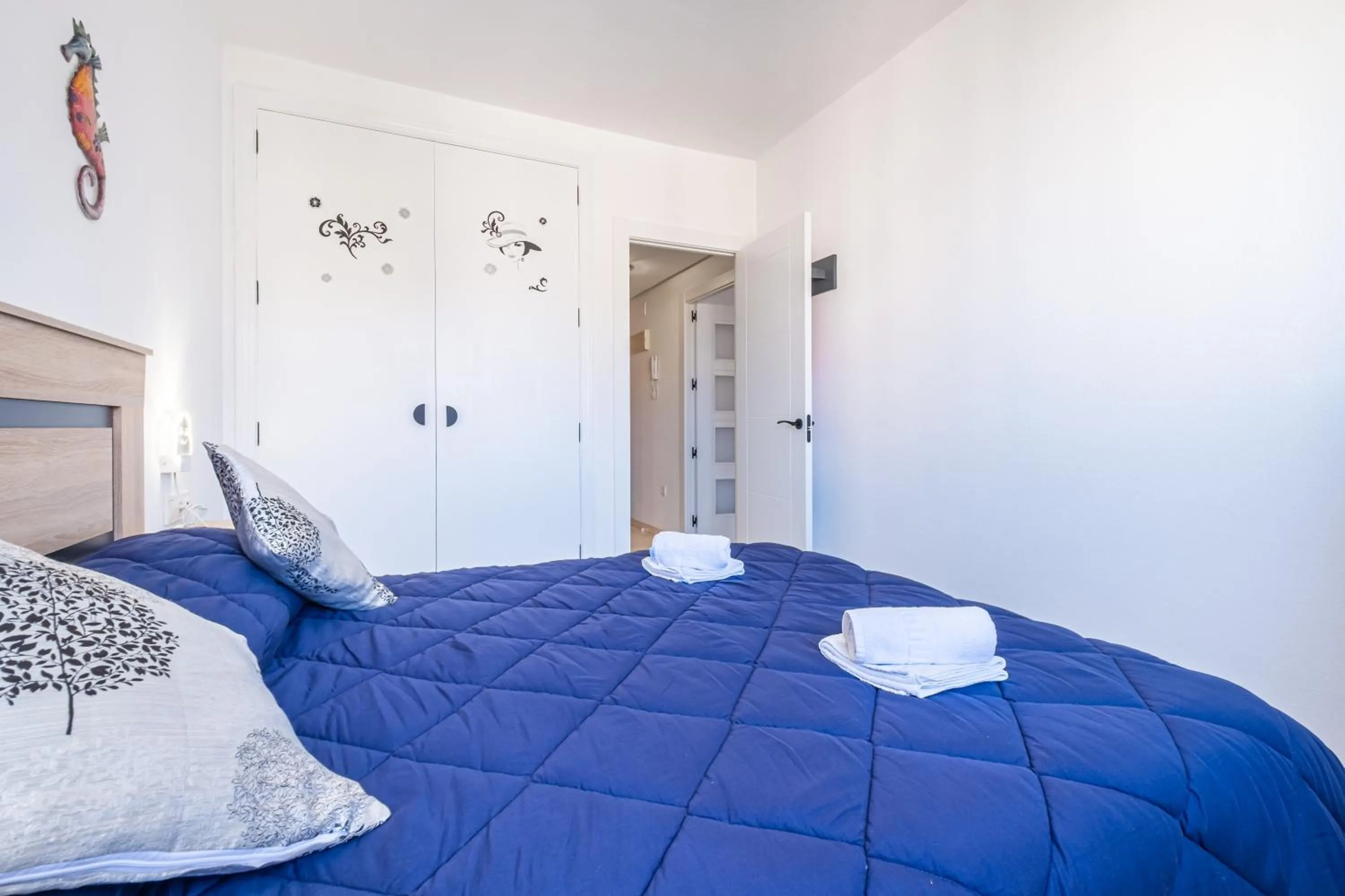 Bed in Gemelos 22 Resort Apartment 2-15-B Levante Beach