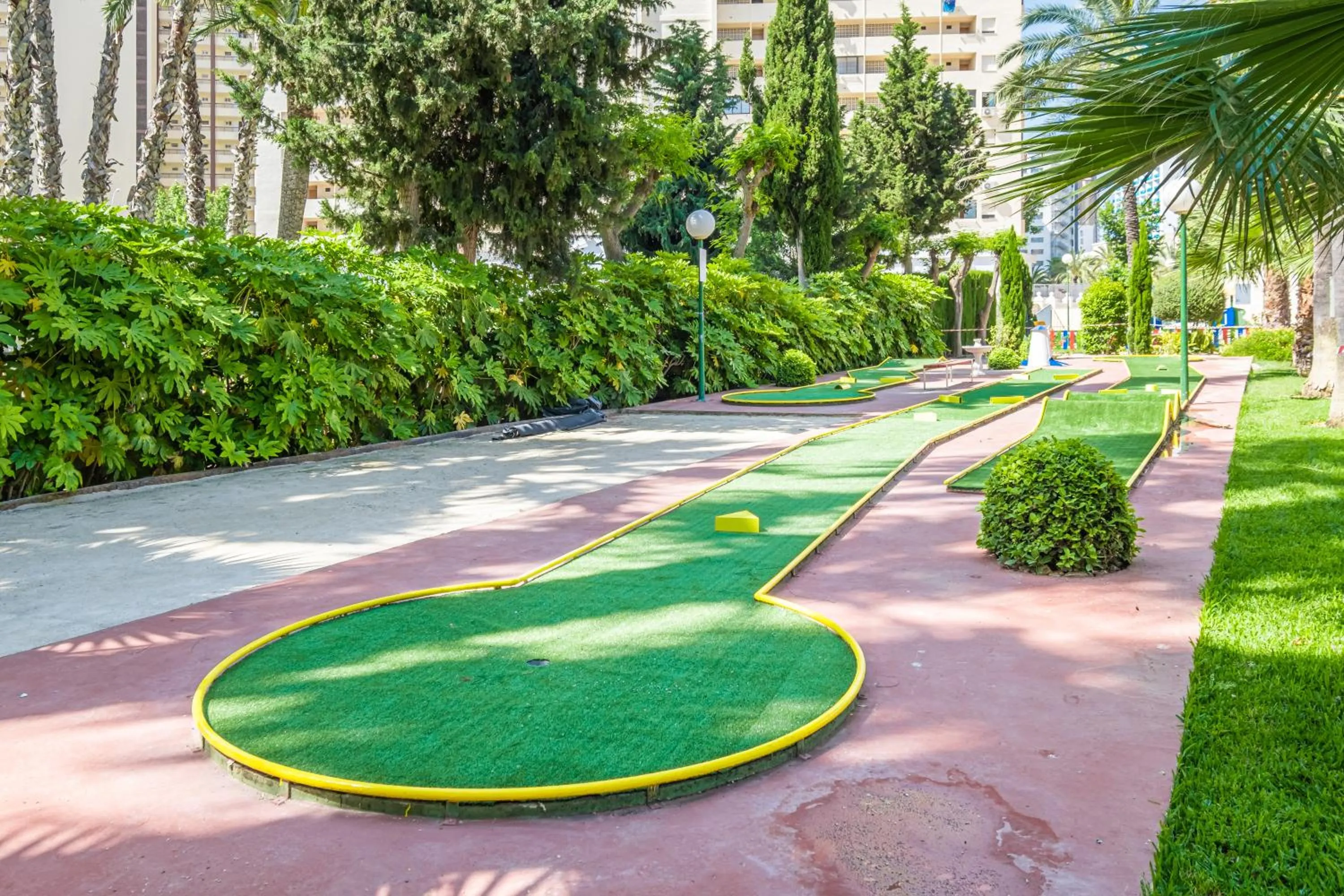 Minigolf in Gemelos 22 Resort Apartment 2-15-B Levante Beach