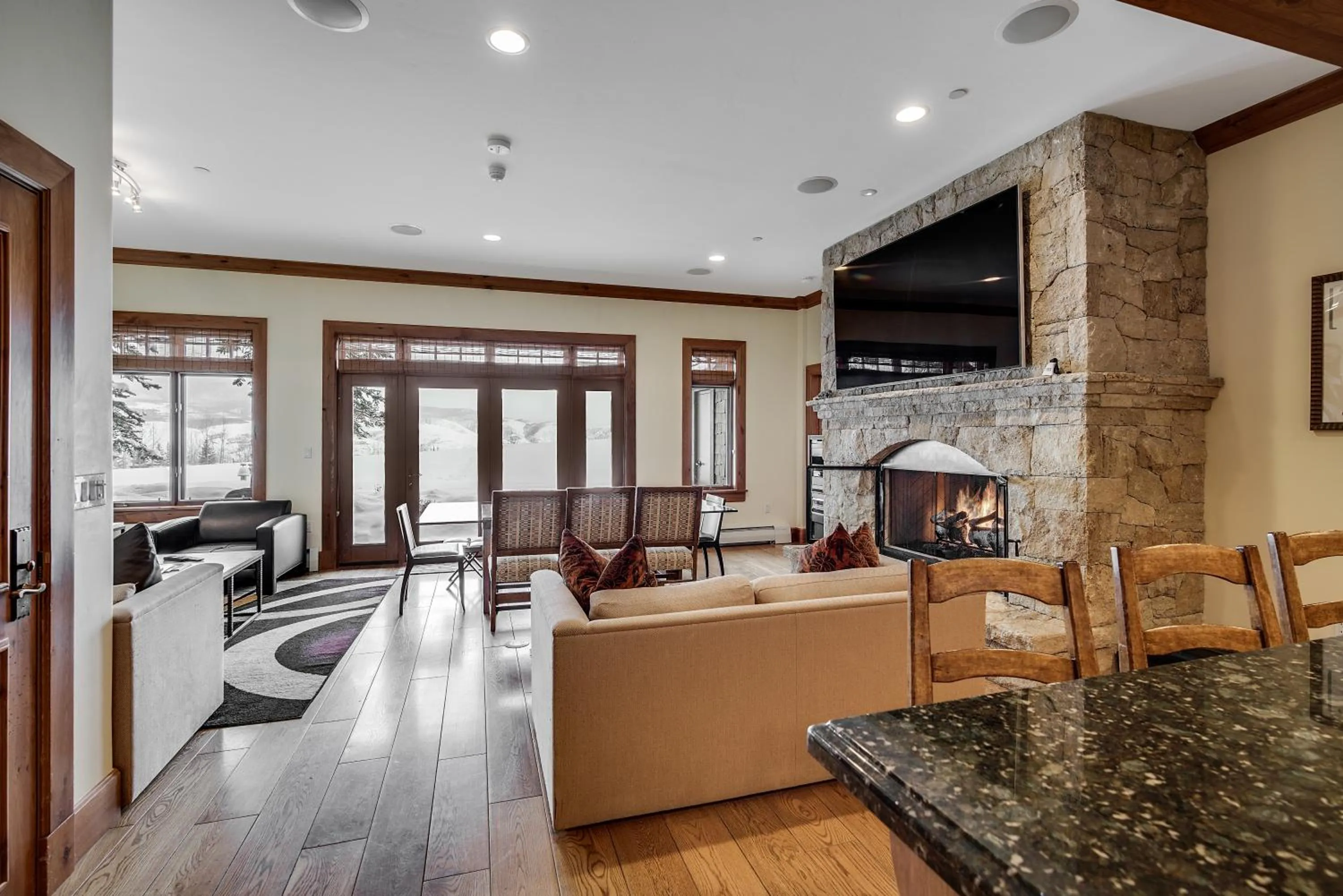 Living room in Bachelor Gulch Village
