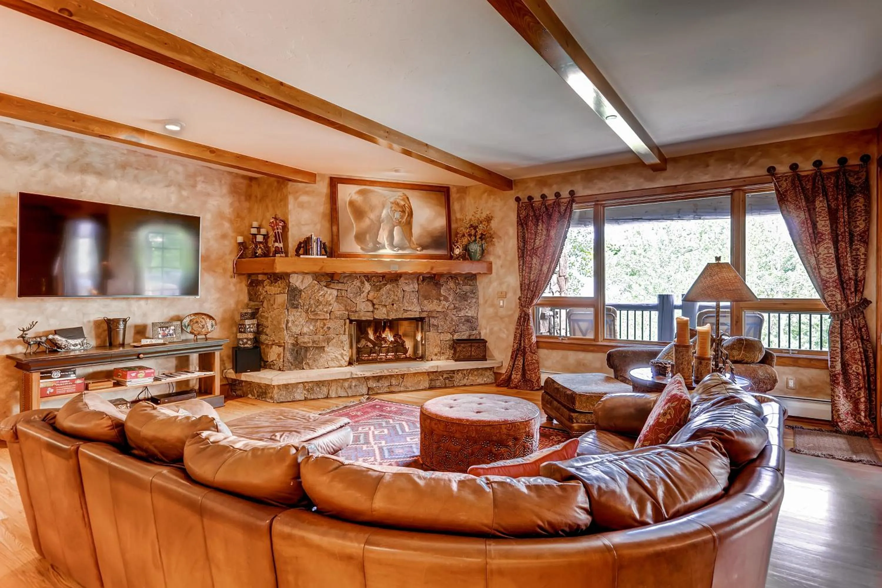 Living room in Bachelor Gulch Village