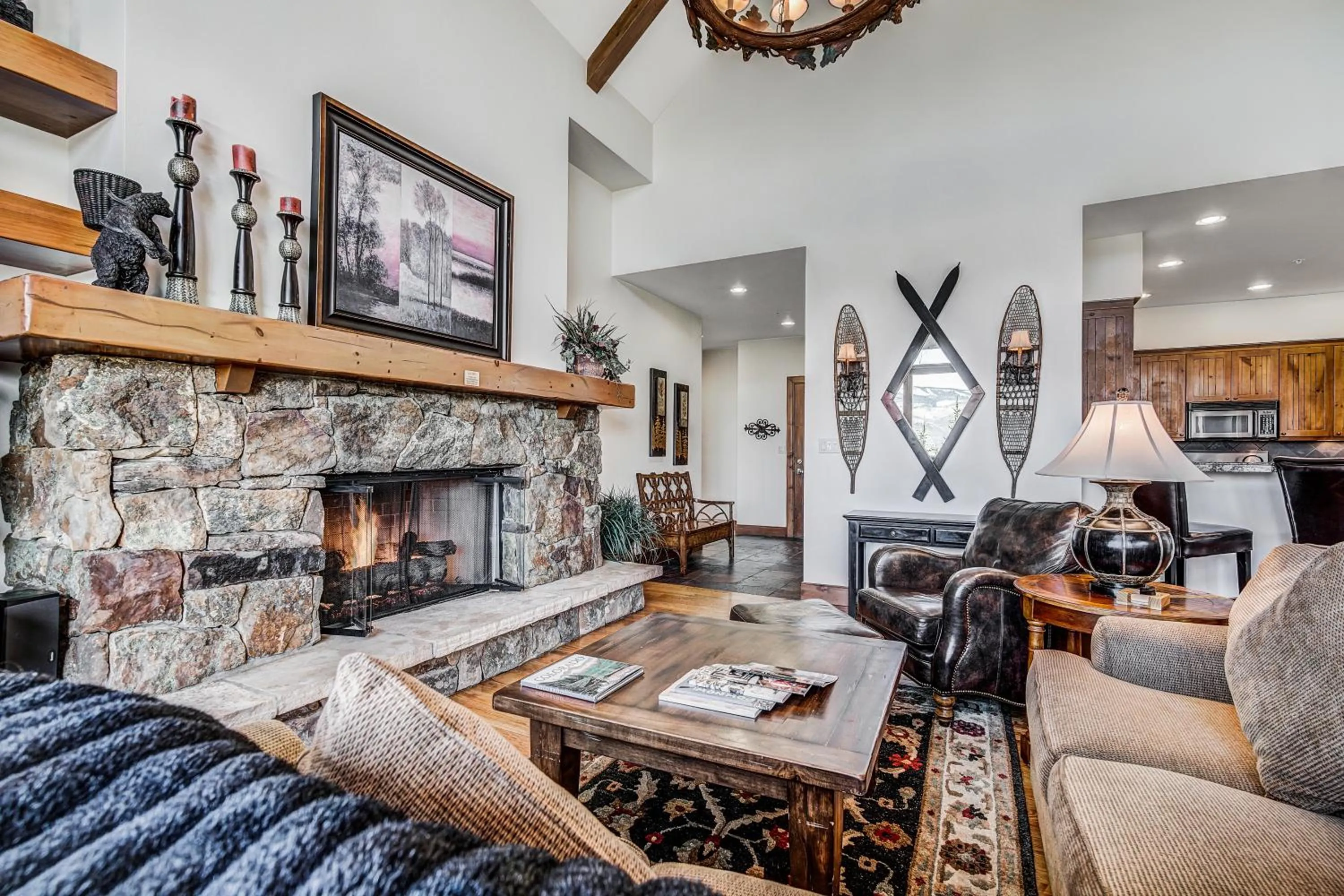 Living room in Bachelor Gulch Village