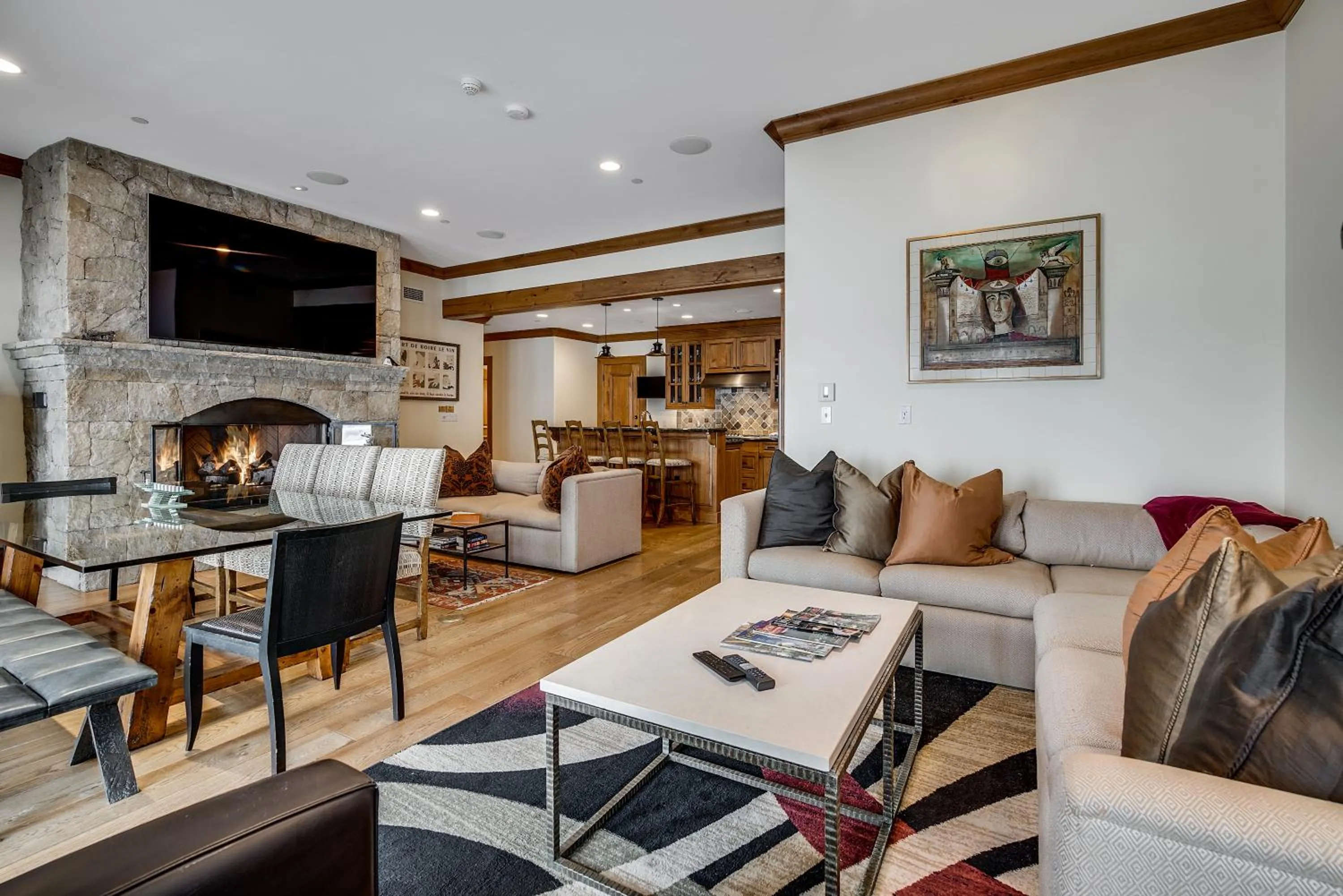 Living room in Bachelor Gulch Village