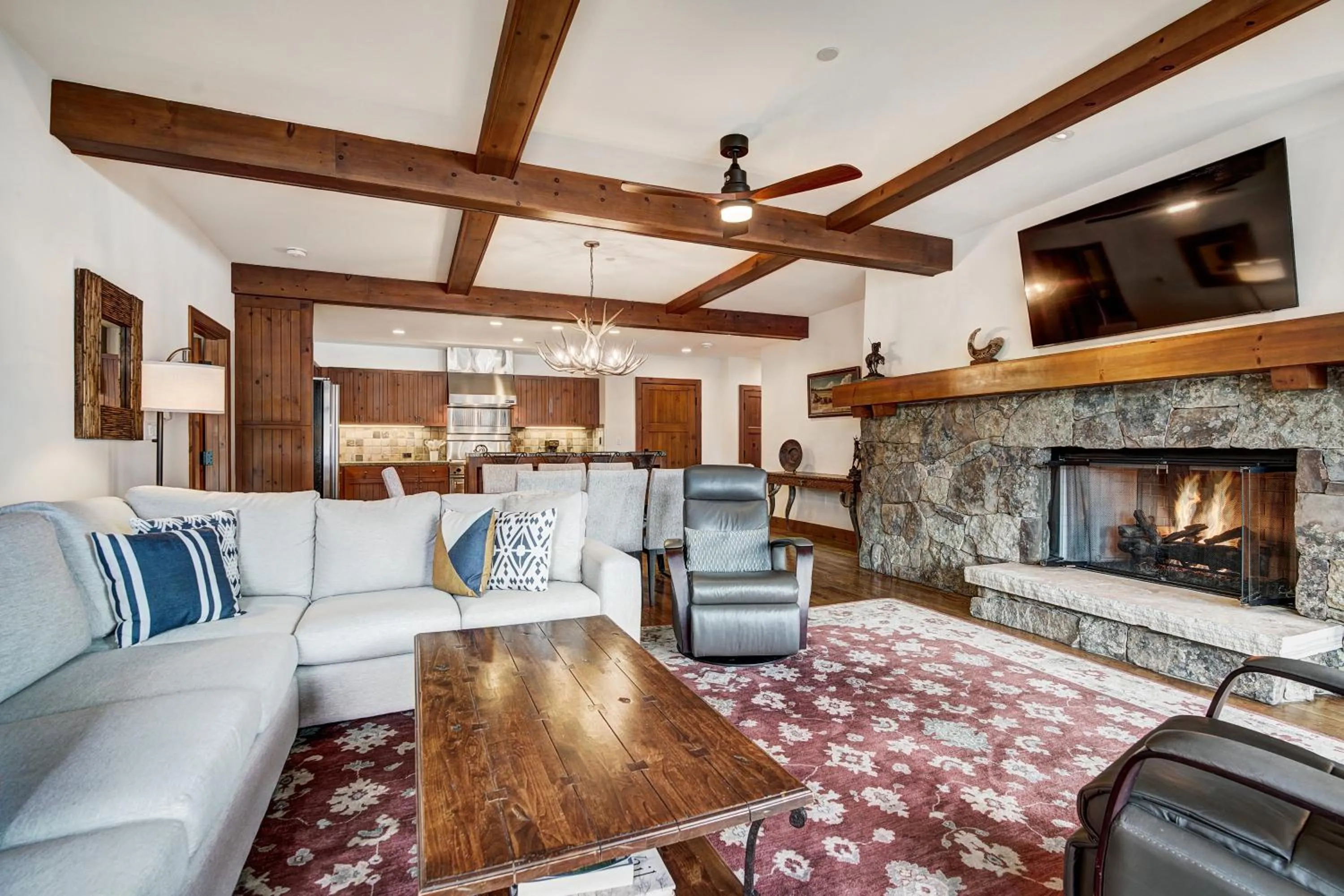 Living room in Bachelor Gulch Village