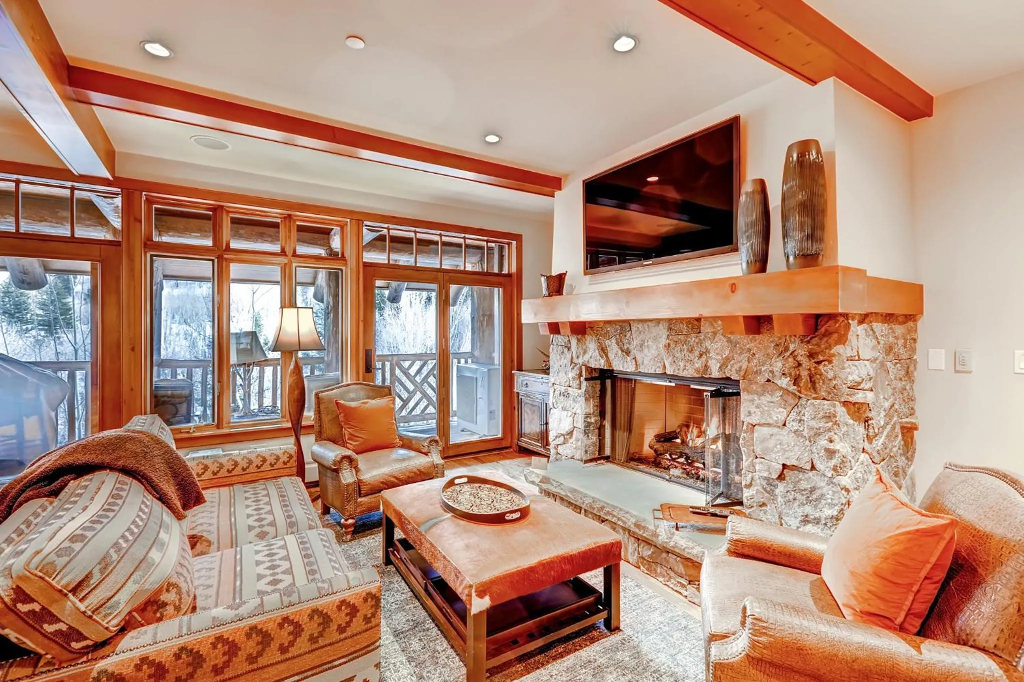Living room in Bachelor Gulch Village