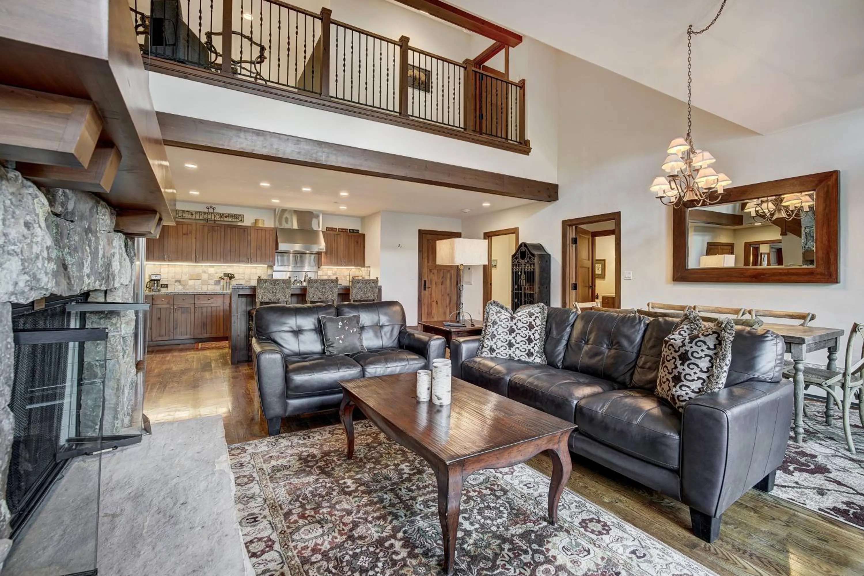 Living room in Bachelor Gulch Village