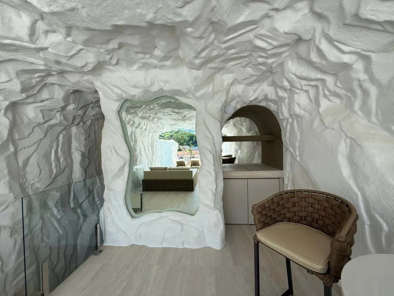 Bed in Pousada Apple House Paraty