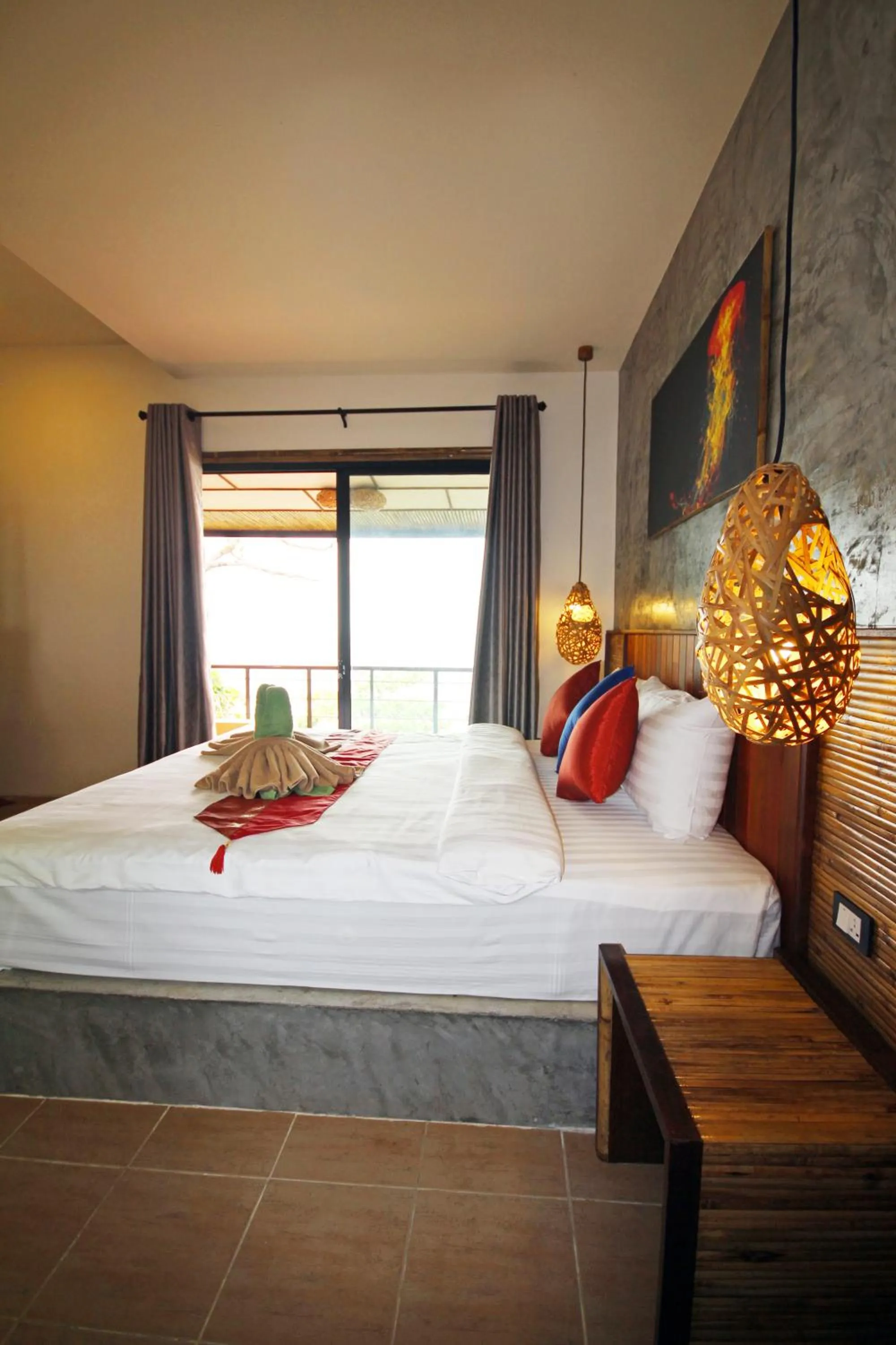 Bed in Coco Cape Lanta Resort (SHA Extra Plus)