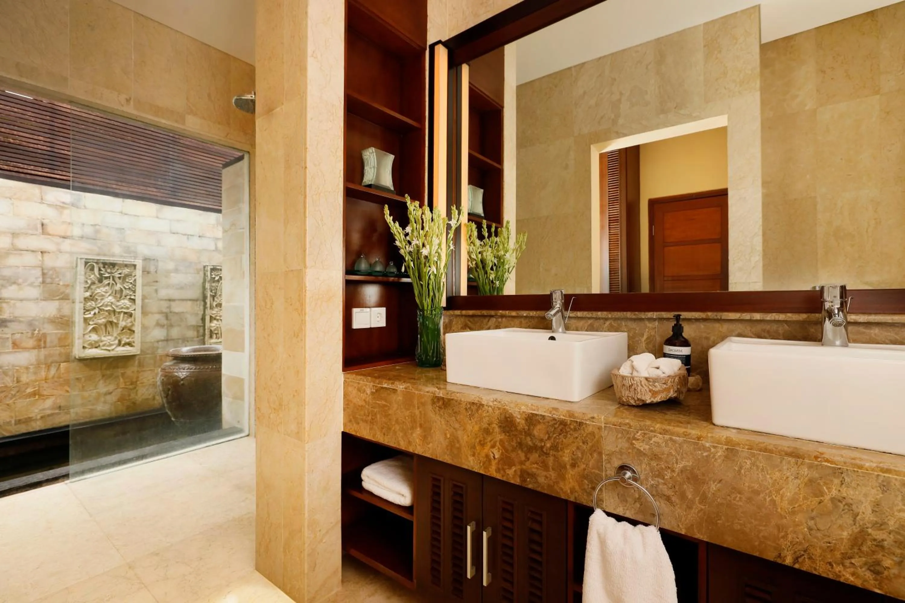 Bathroom in Nagasutra Villa by Nakula