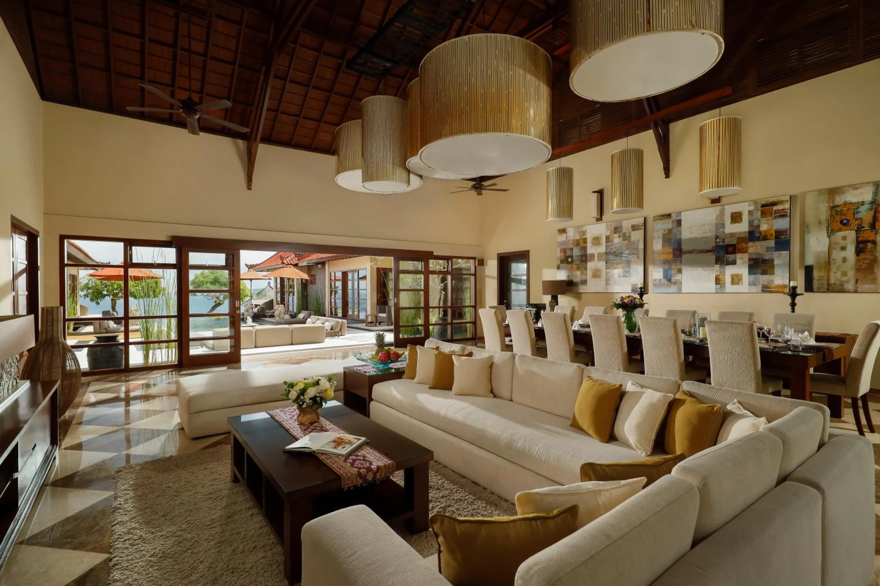 Living room in Nagasutra Villa by Nakula