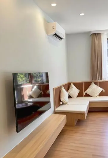 Living room, Bed in Wyndham Garden Samui Wing