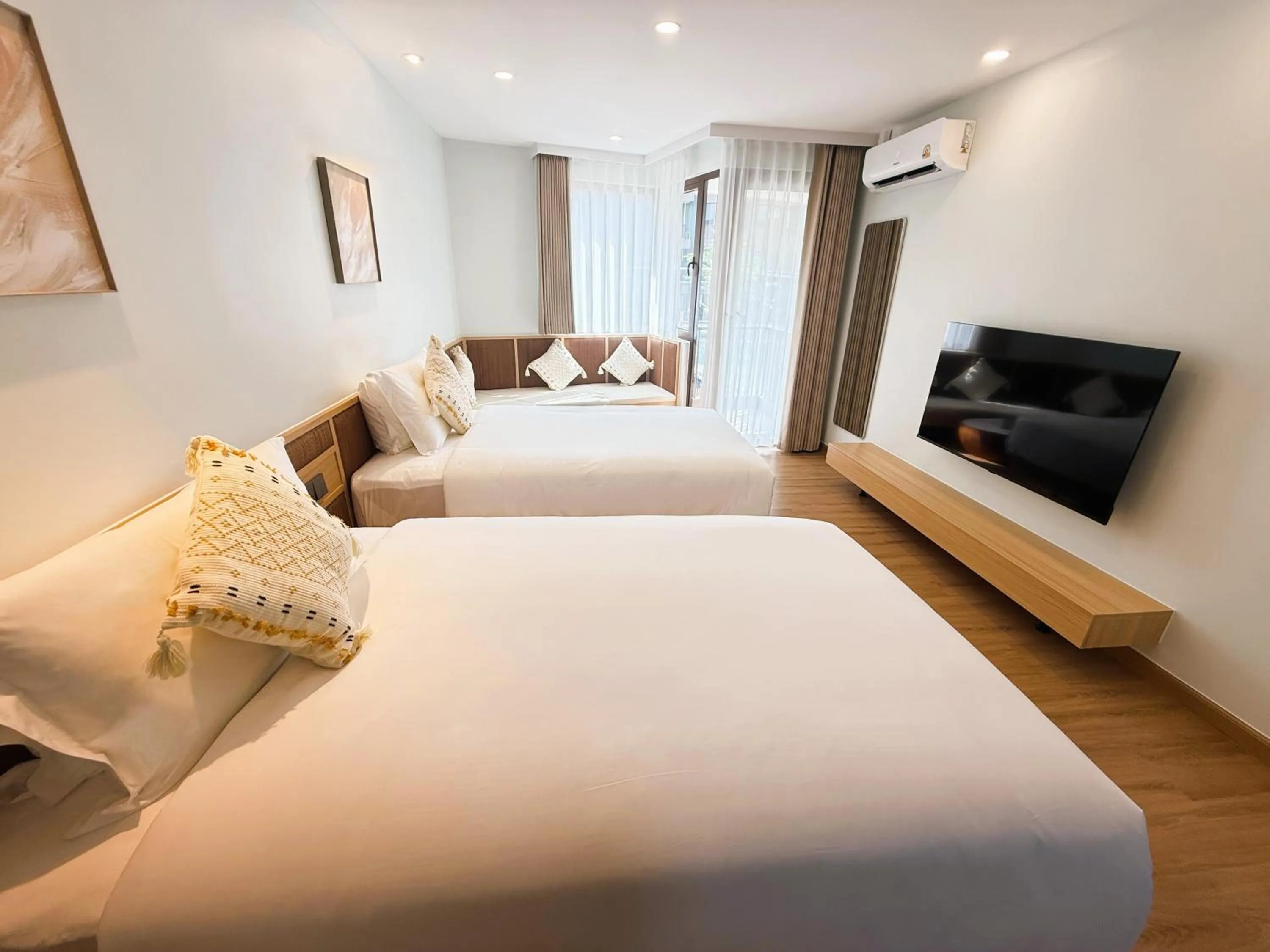 Bedroom, Bed in Wyndham Garden Samui Wing