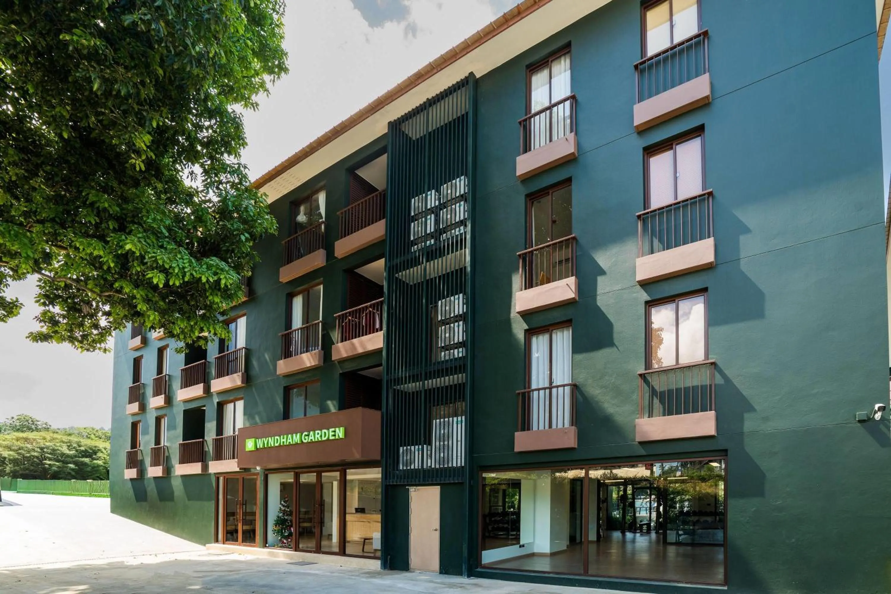 Property building in Wyndham Garden Samui Wing