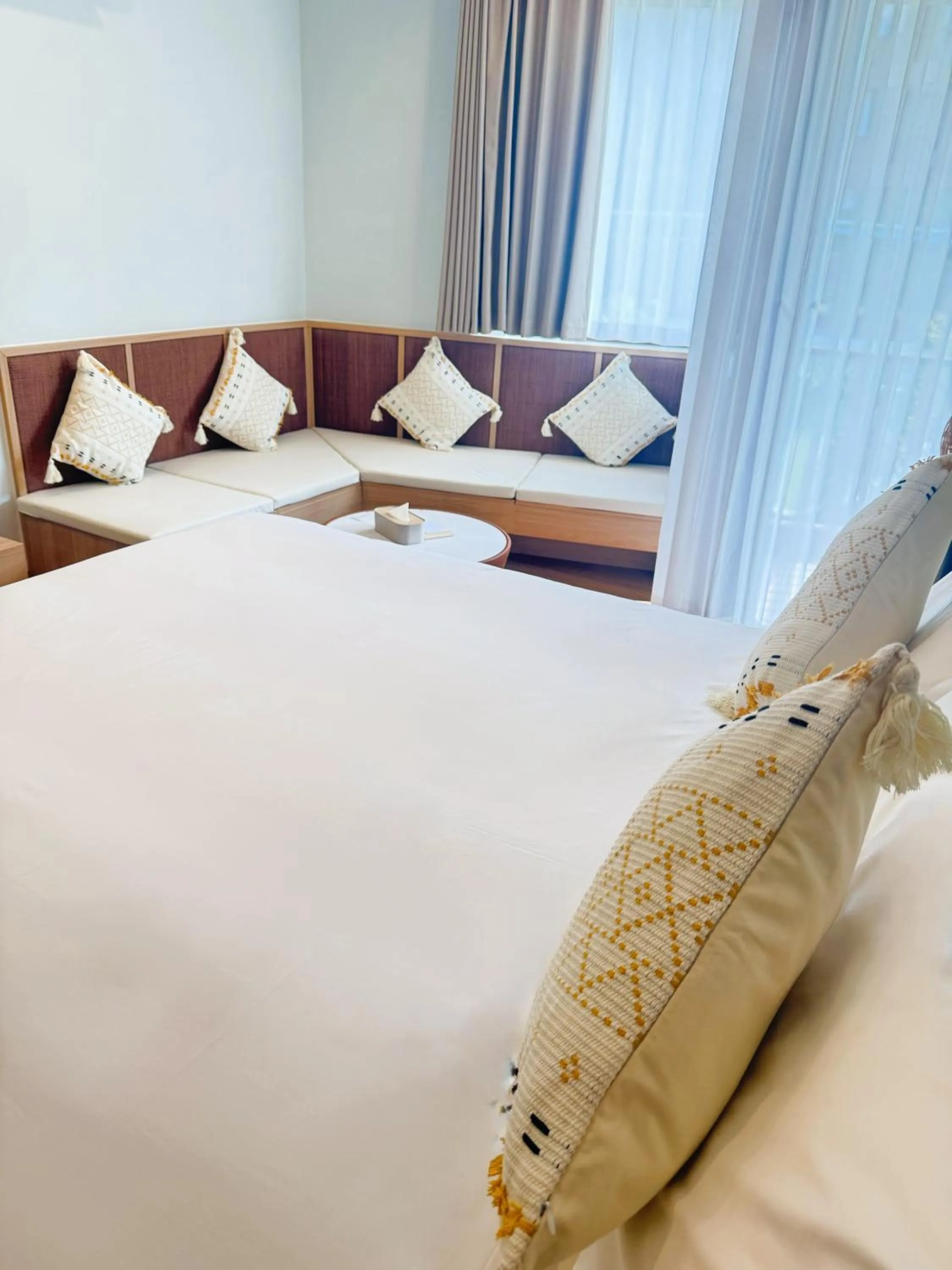 Bedroom, Bed in Wyndham Garden Samui Wing