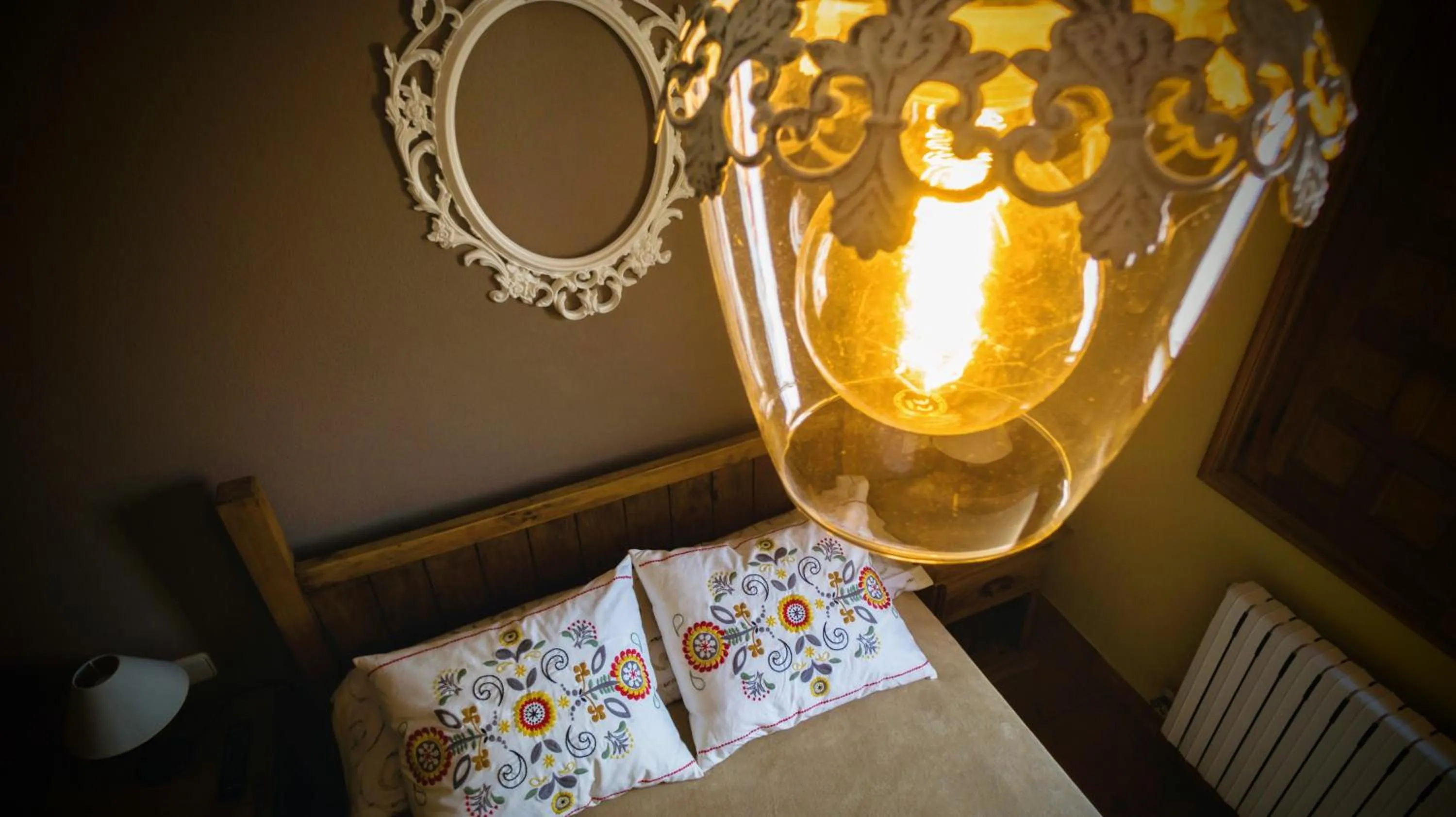 Decorative detail, Bed in Hotel La Gerencia