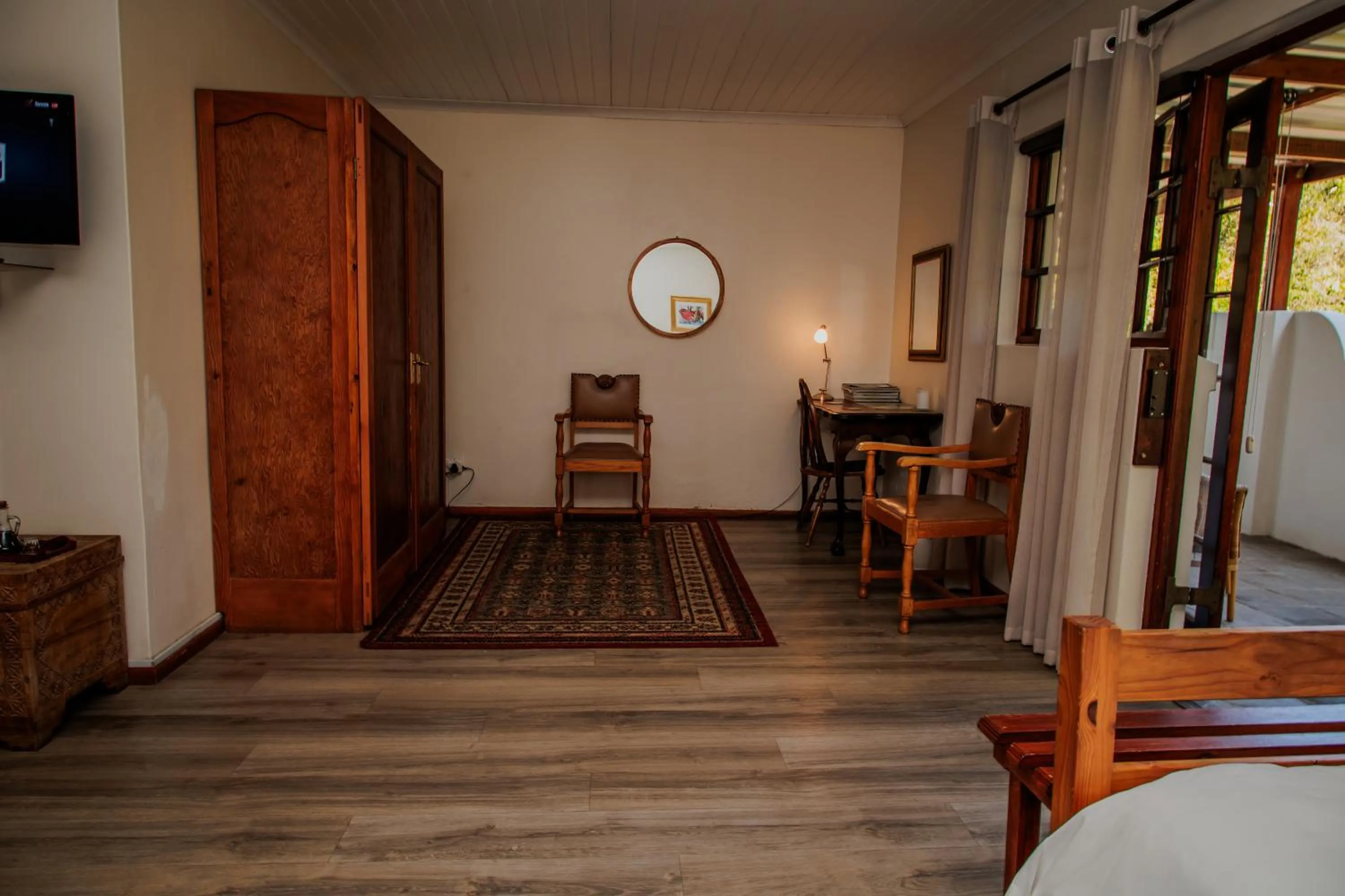 Seating area in Aan de Oever Guesthouse