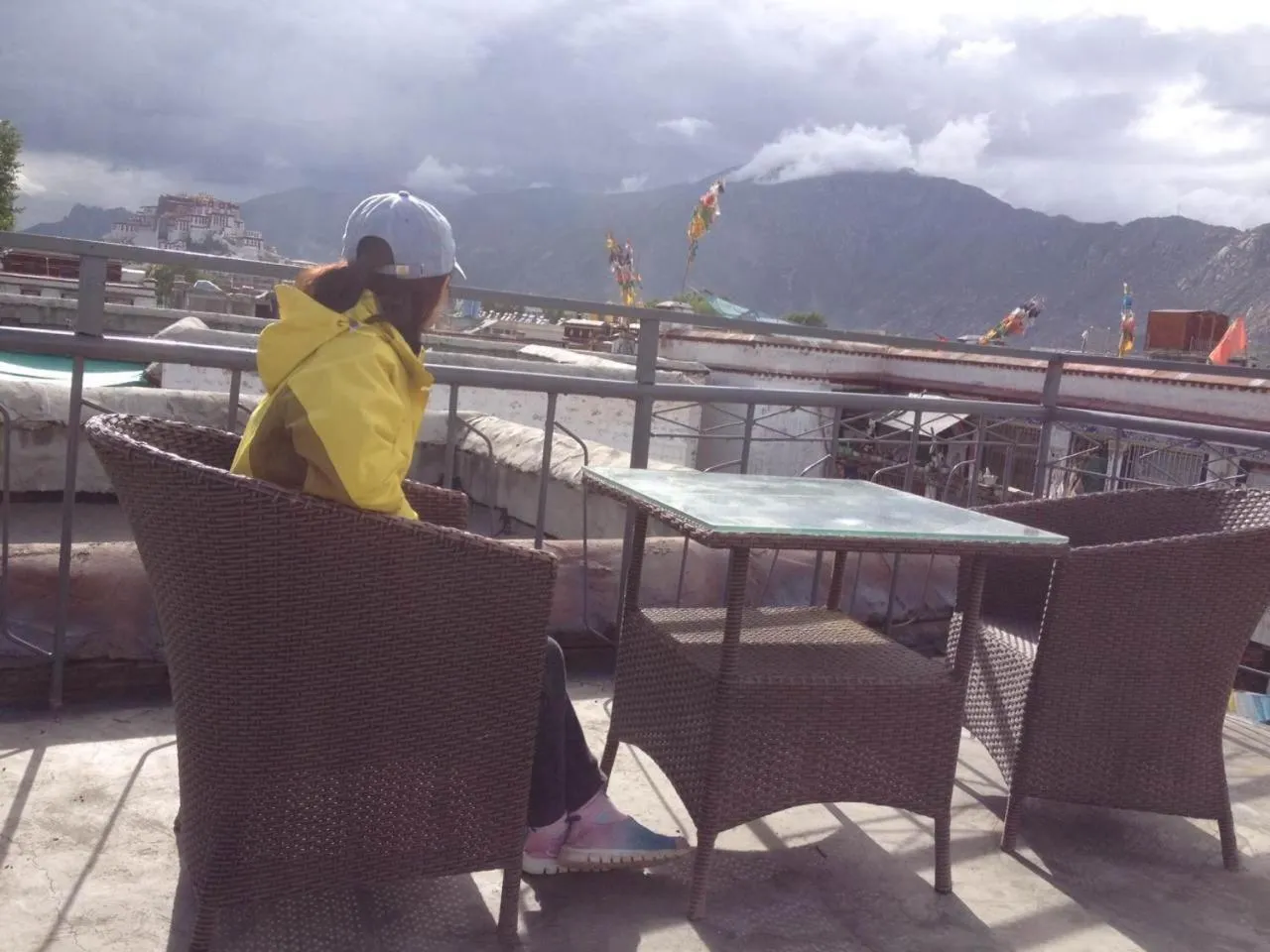 Balcony/Terrace in Fengma Feiyang Hostel