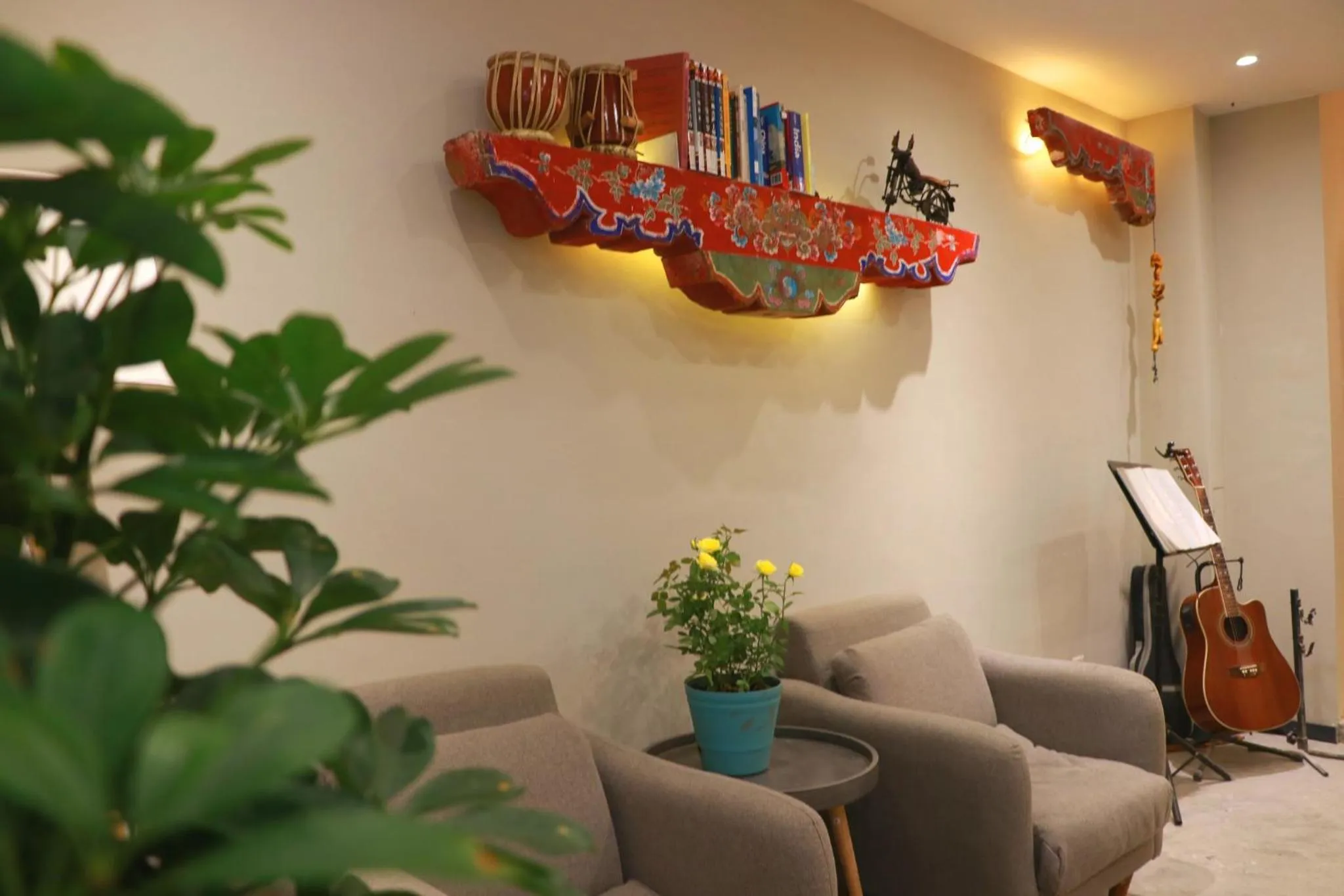 Lobby or reception in Fengma Feiyang Hostel