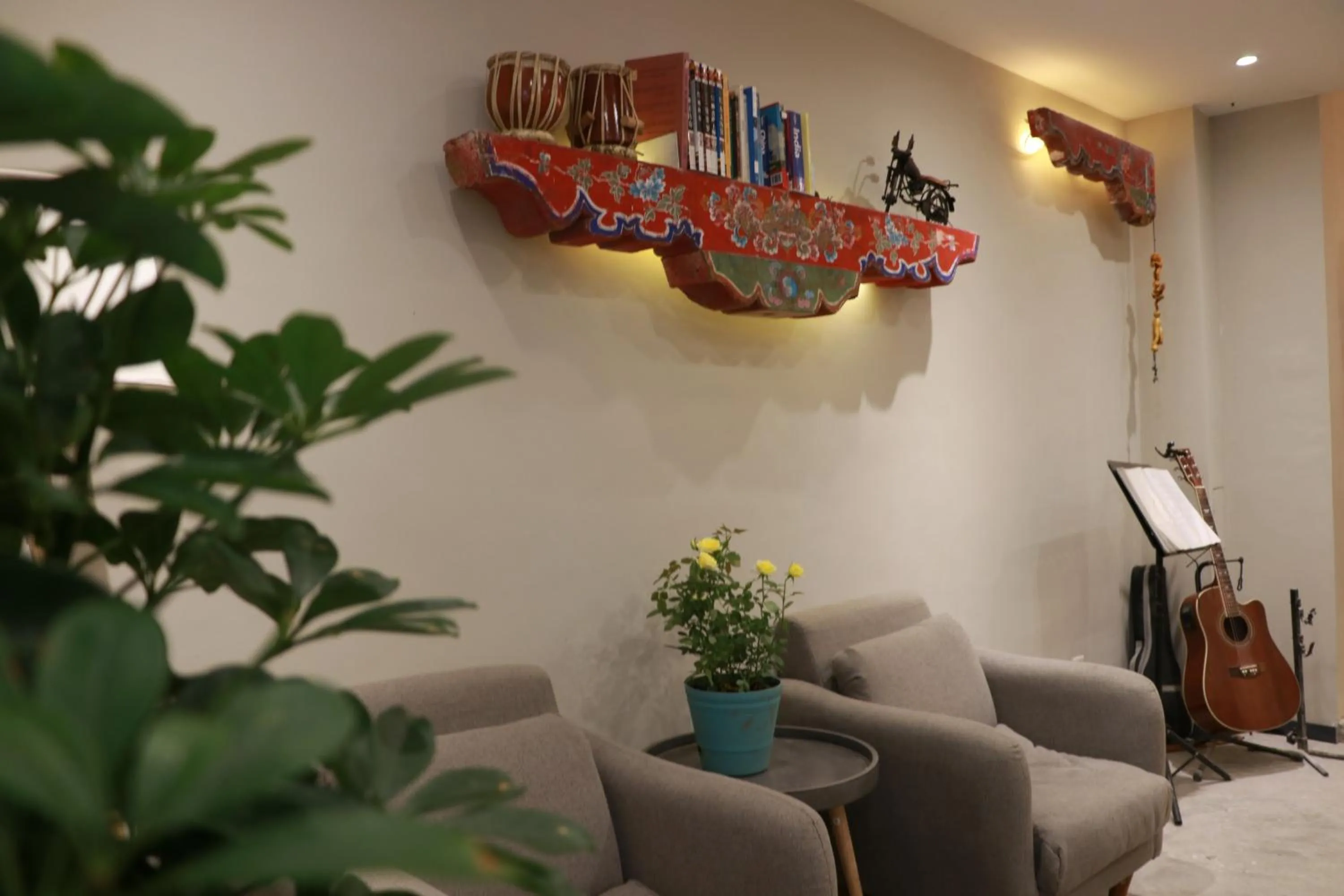 Lobby or reception in Fengma Feiyang Hostel