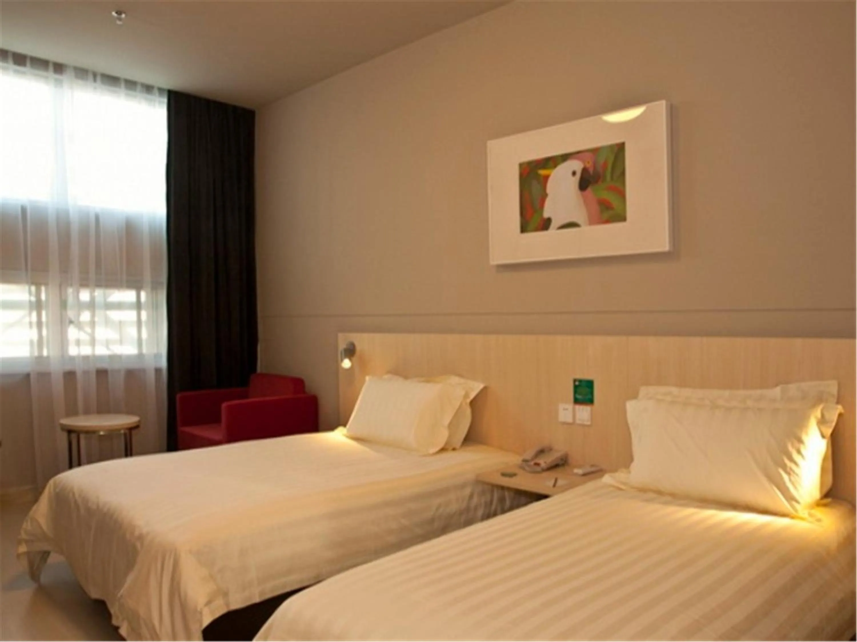 Bed in Jinjiang Inn Fuzhou Cangshan Olympic Centre