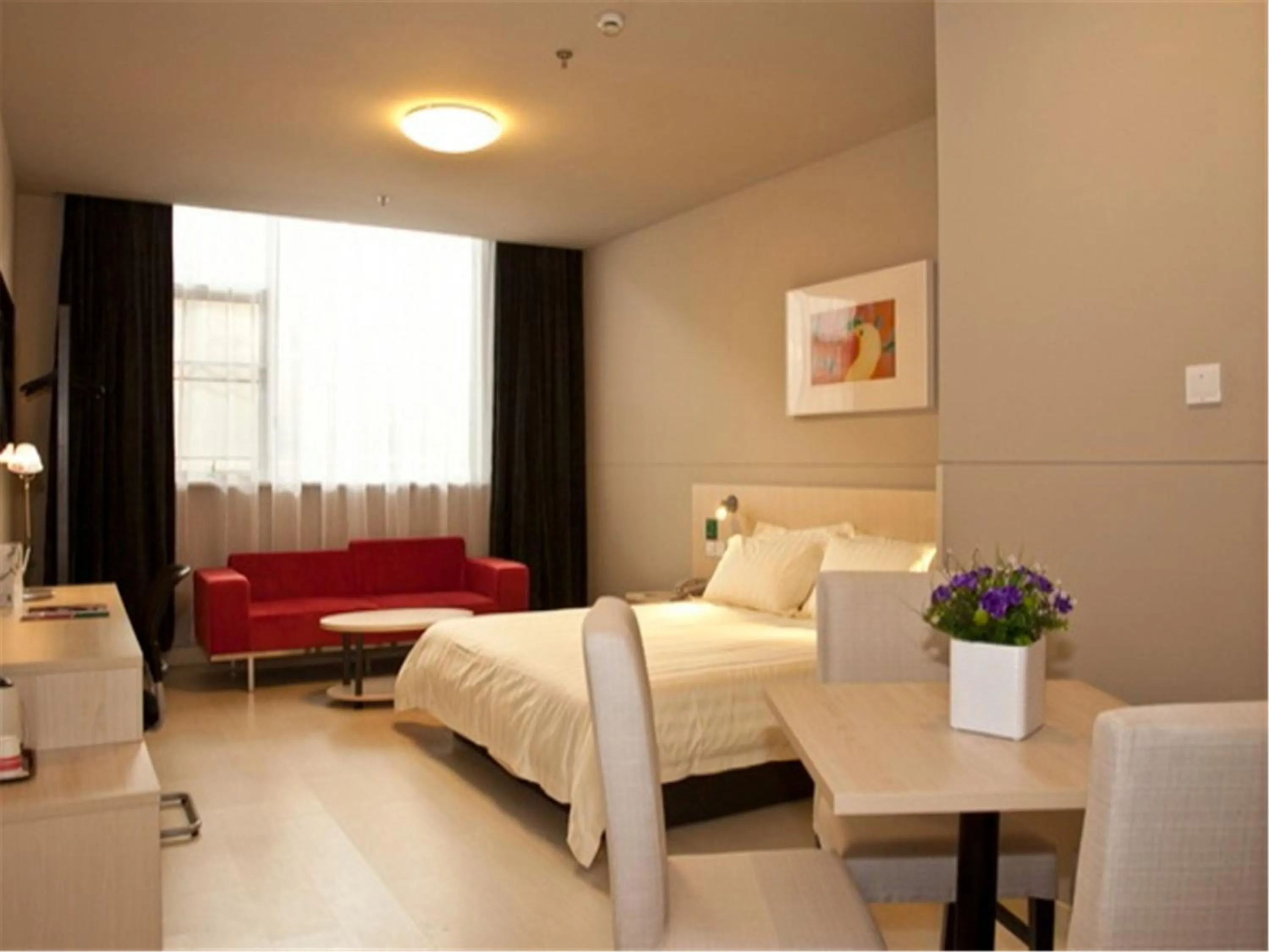 Bed in Jinjiang Inn Fuzhou Cangshan Olympic Centre