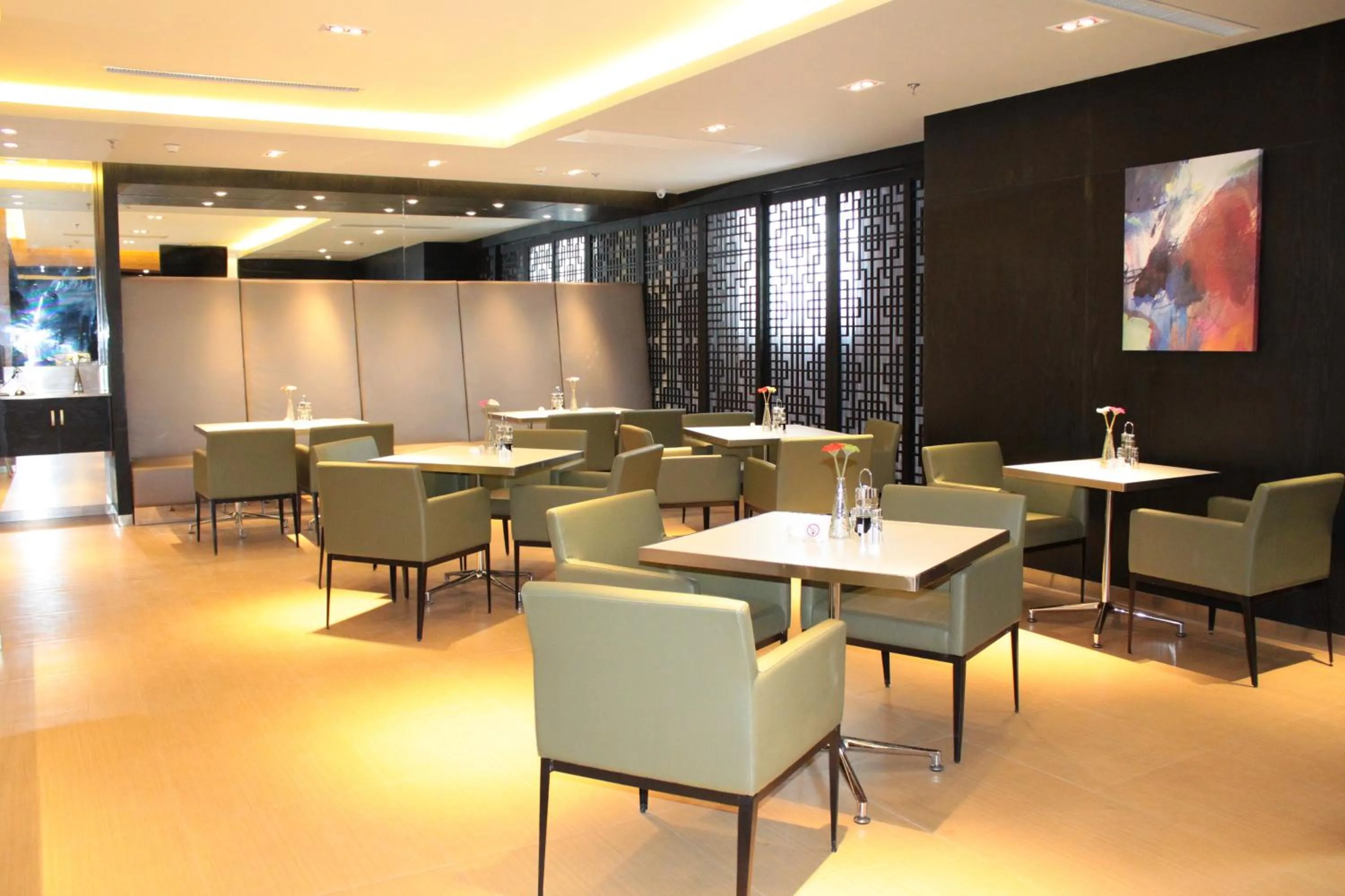 Decorative detail in Jinjiang Inn Jincheng Zhongyuan Street