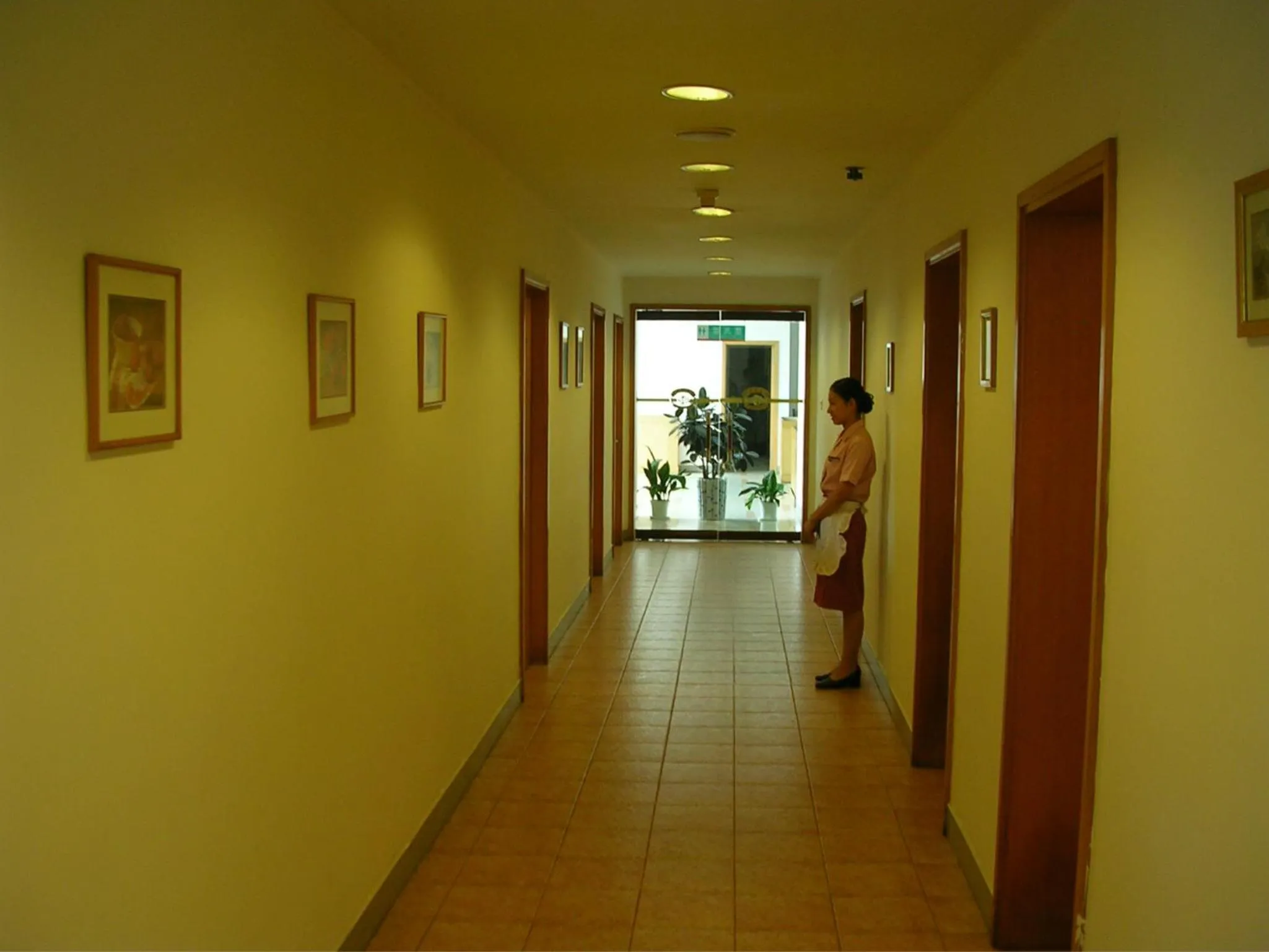 Decorative detail in Jinjiang Inn Yanji Railway Station Municipal Government