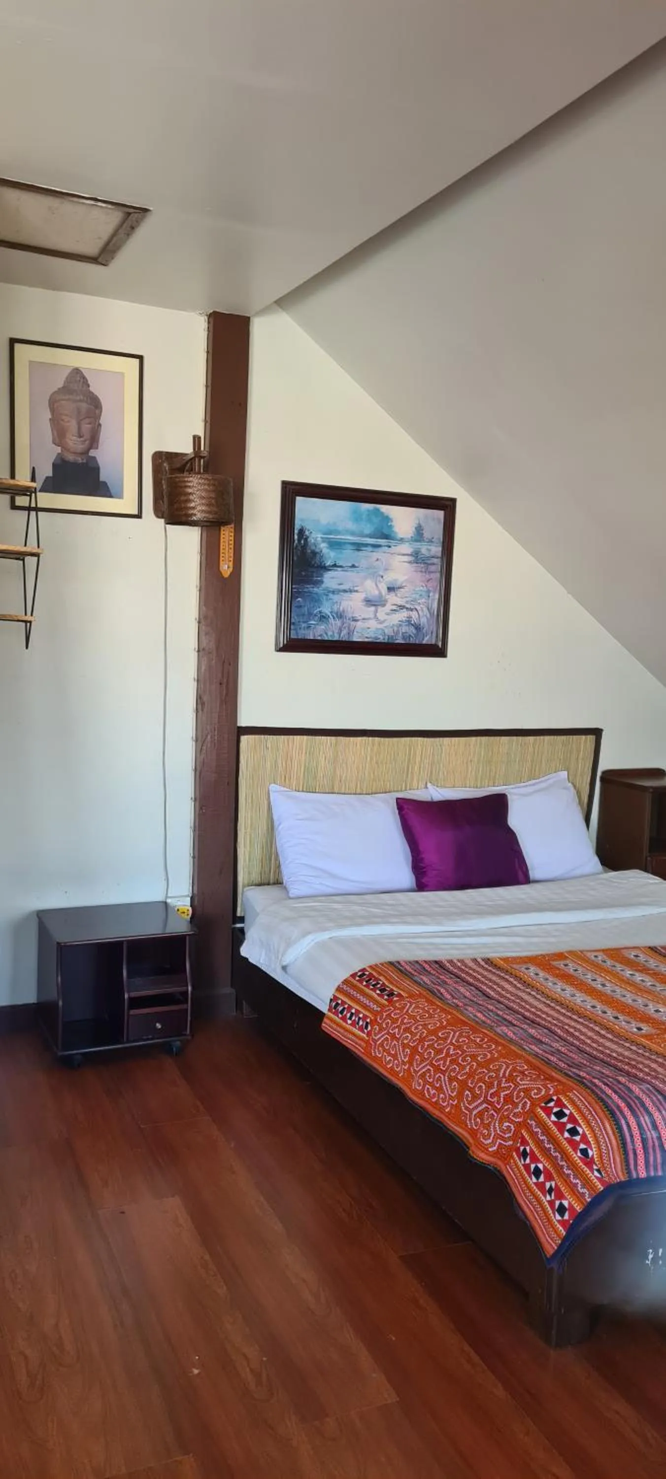 Decorative detail, Bed in The North Hotel