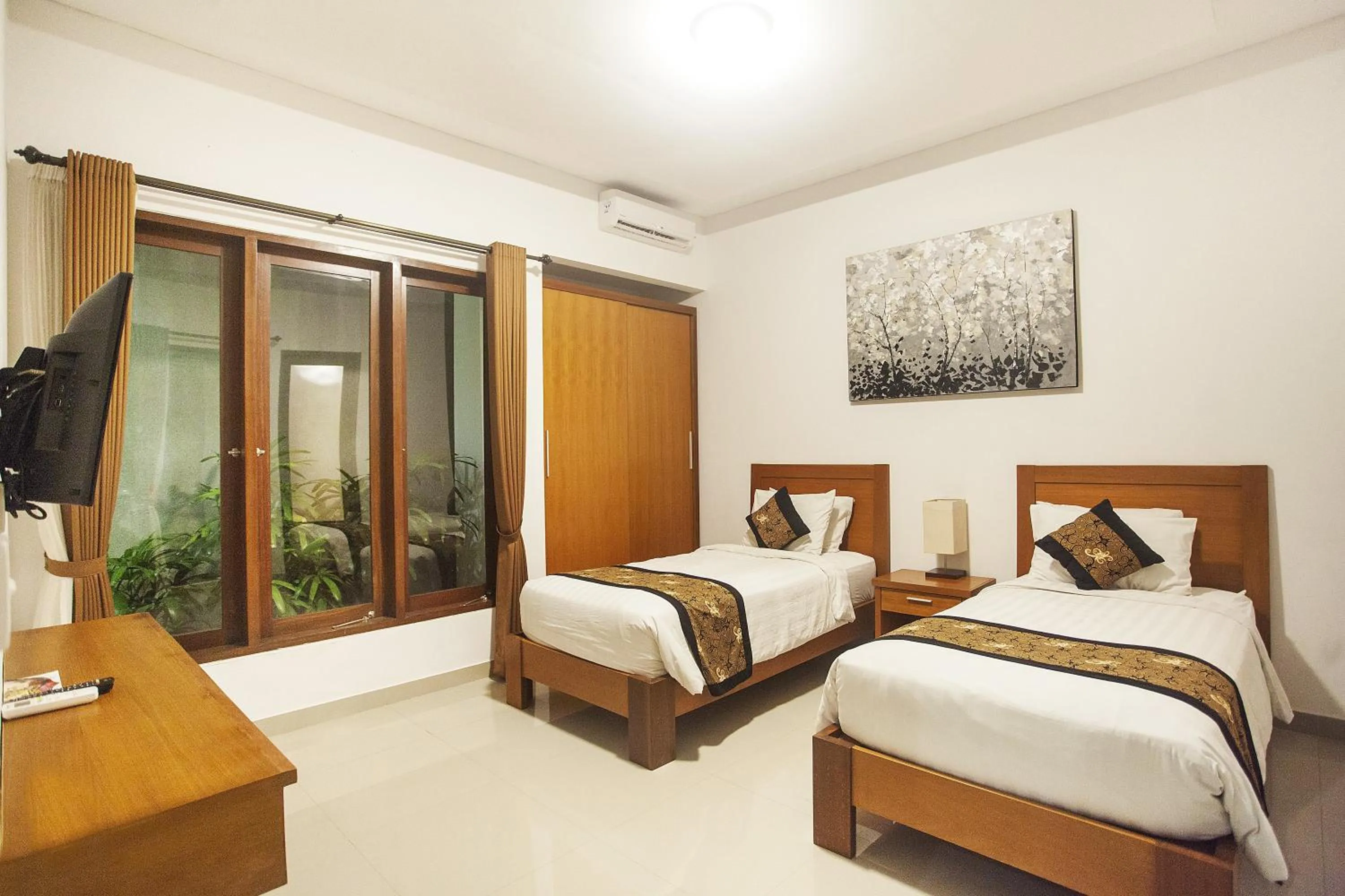 Bed in Kubu Manggala Villas Seminyak