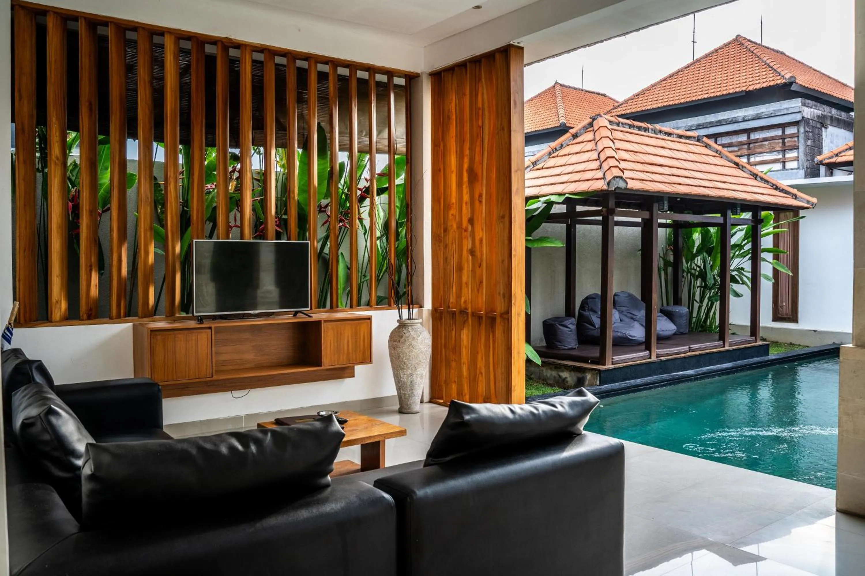 Living room in Kubu Manggala Villas Seminyak