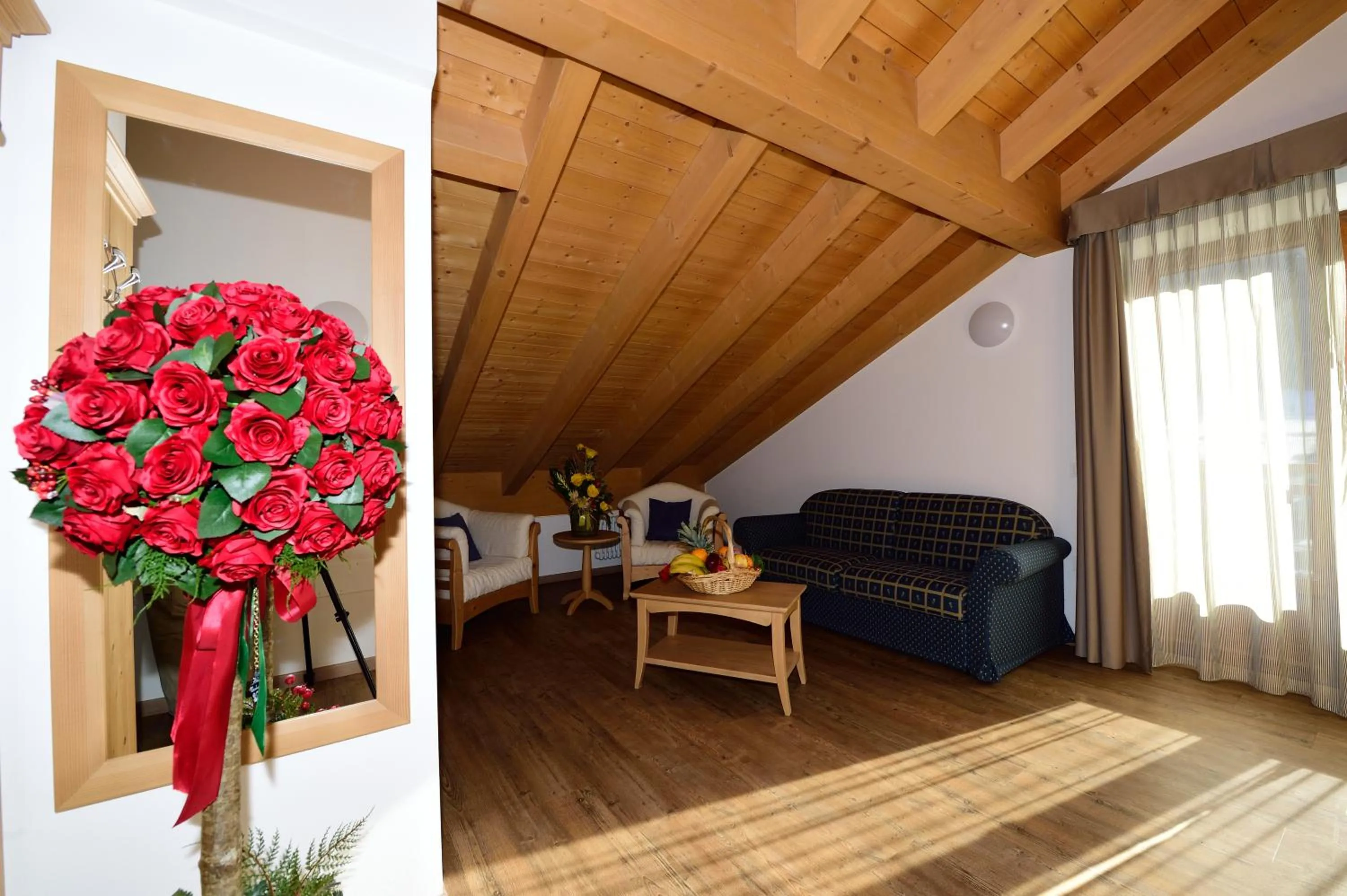 Living room in La Casa al Noce