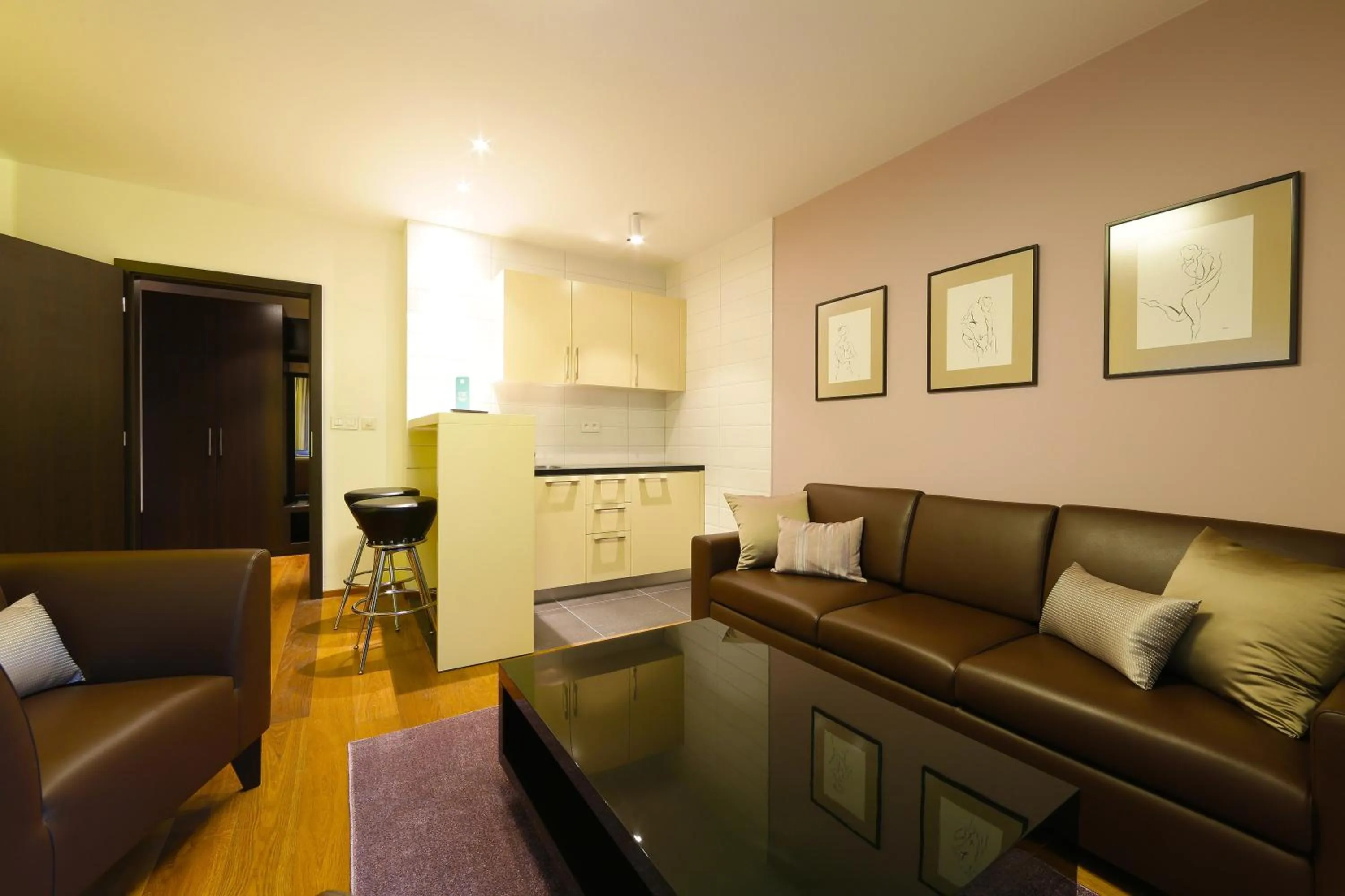 Kitchen or kitchenette in Hotel Zelená Lagúna