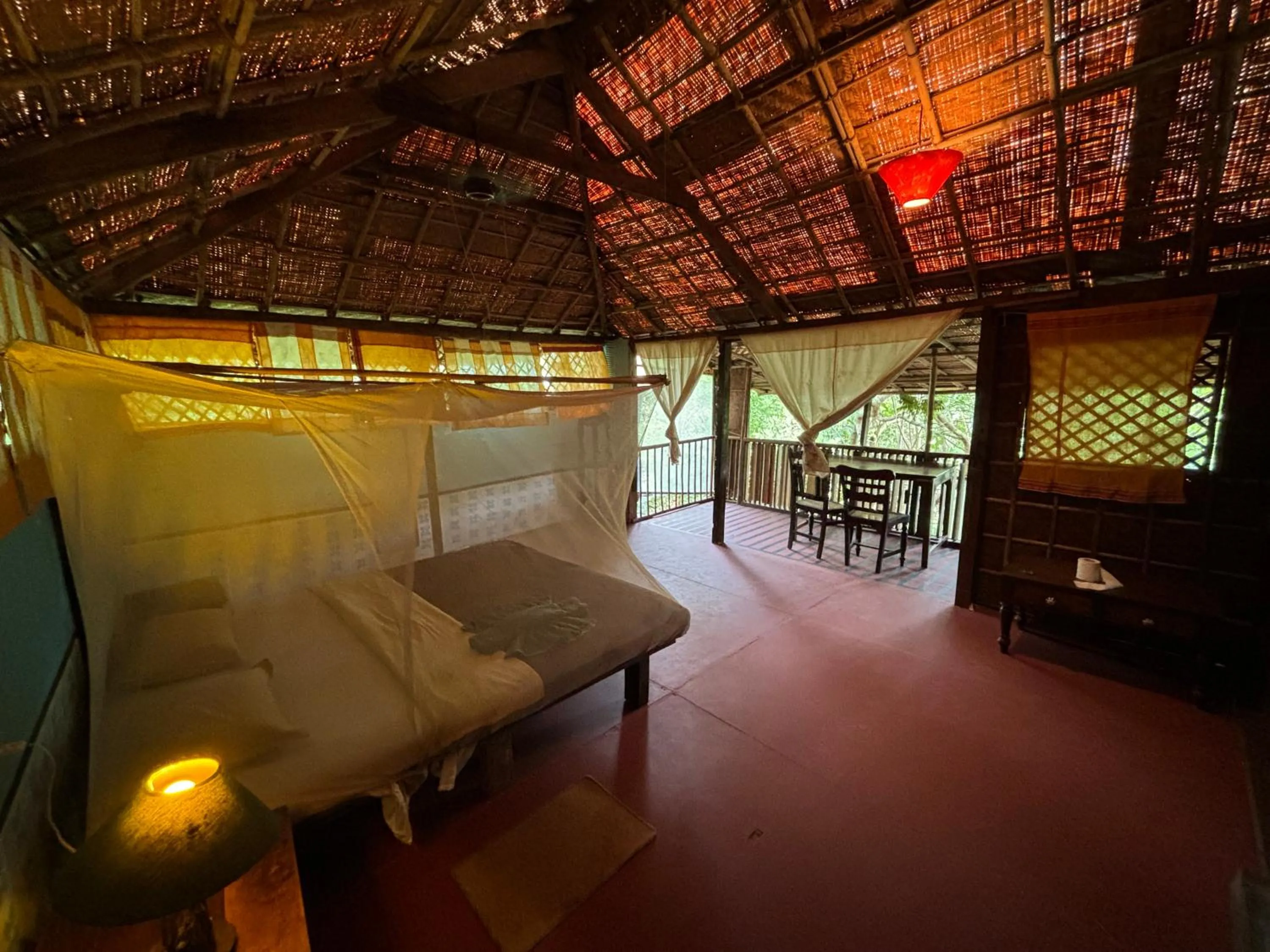 Quadruple Room with Balcony in Khaama Kethna Eco Sustainable Village