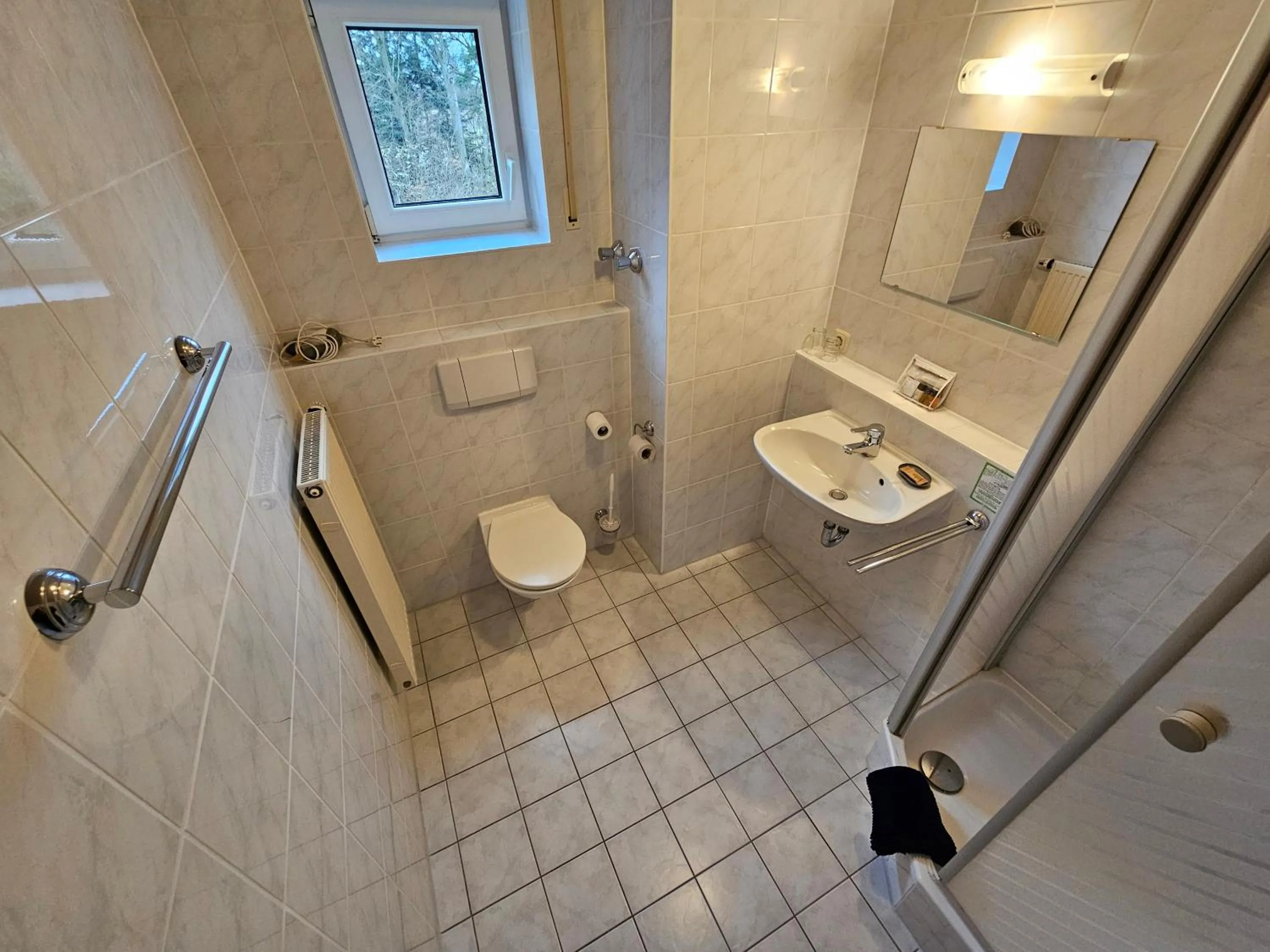 Bathroom in Hotel BURGWALD