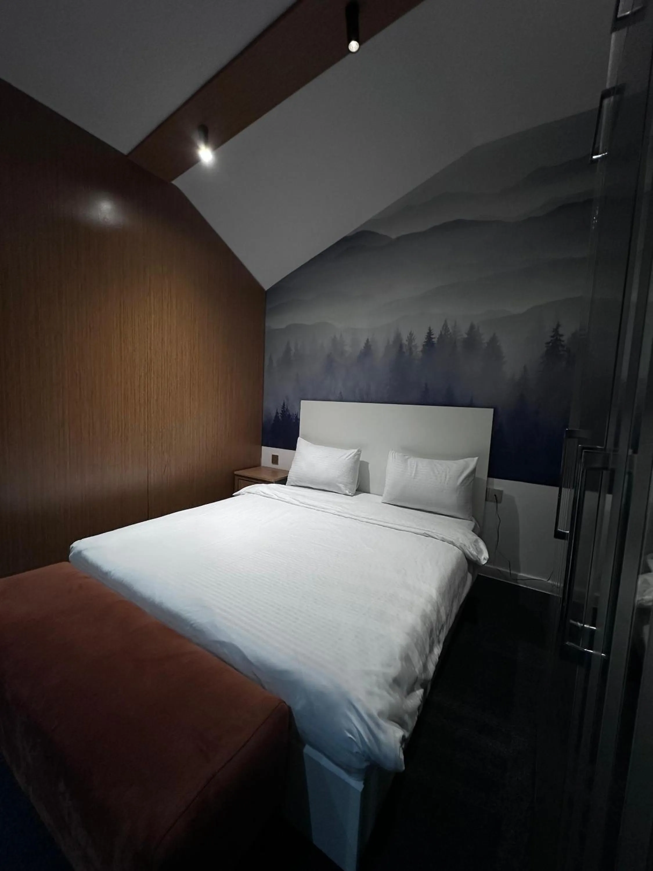 Bed in Central City Hotel