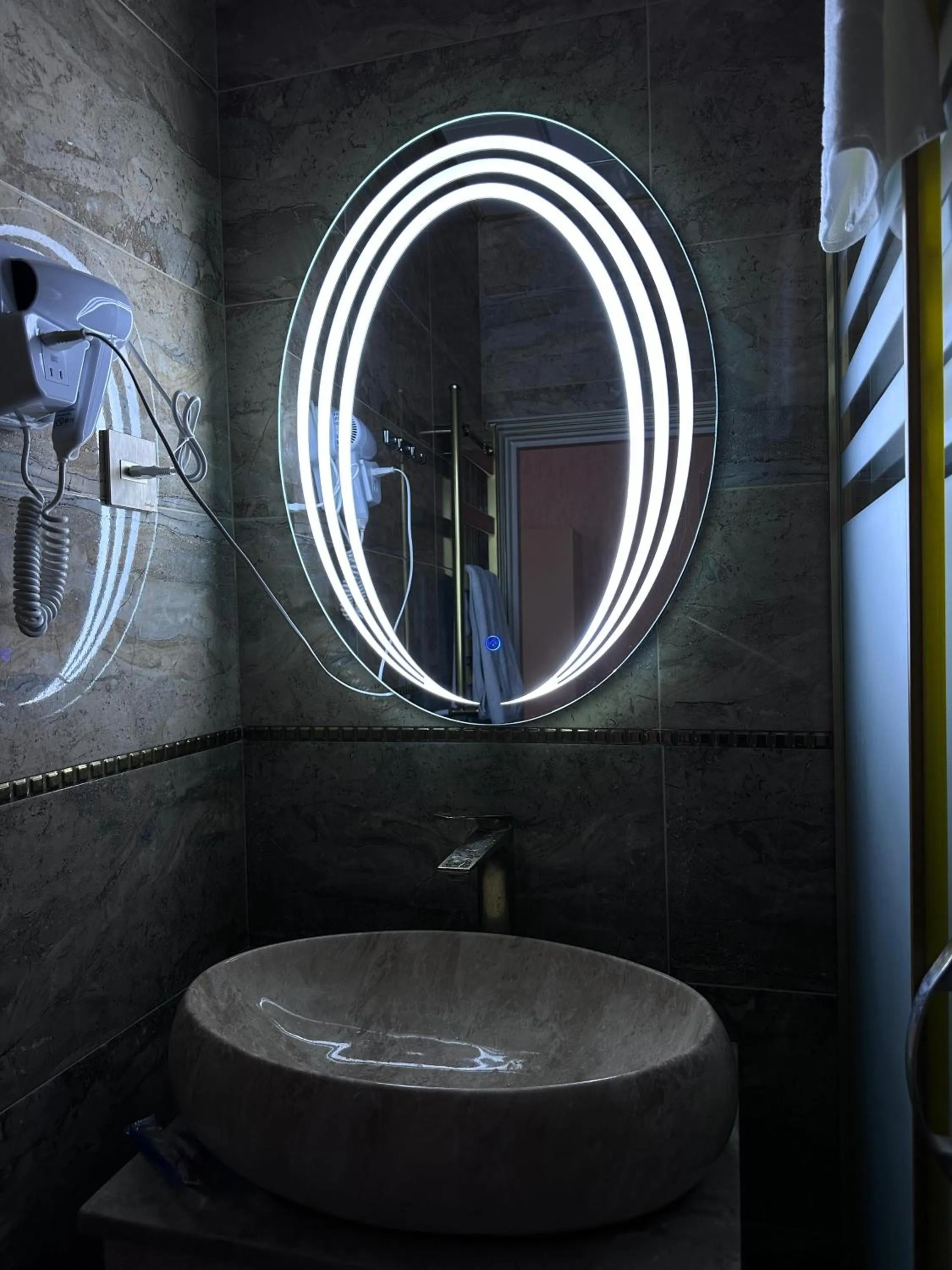 Bathroom in Central City Hotel