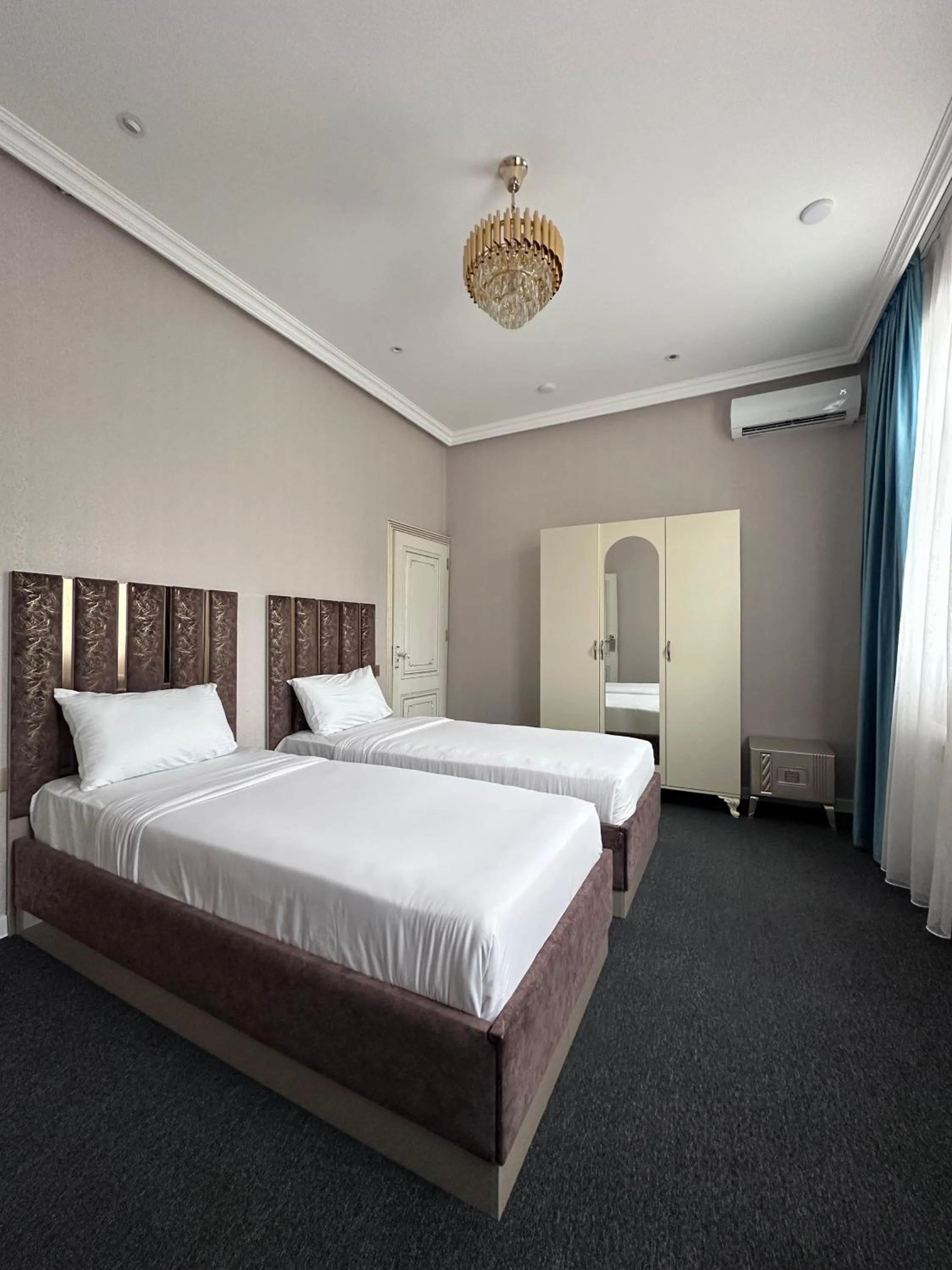 Bed in Central City Hotel