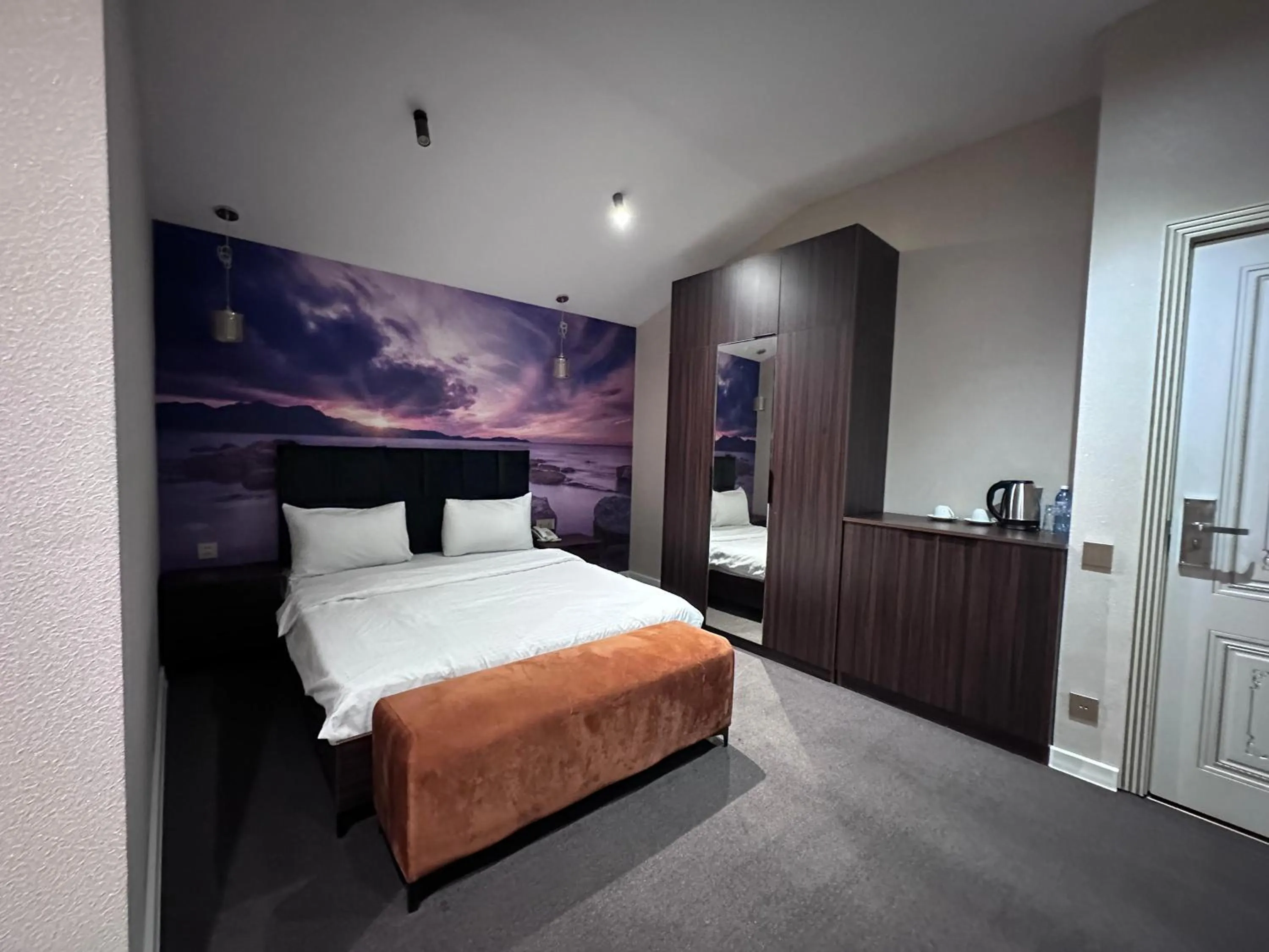 Bed in Central City Hotel