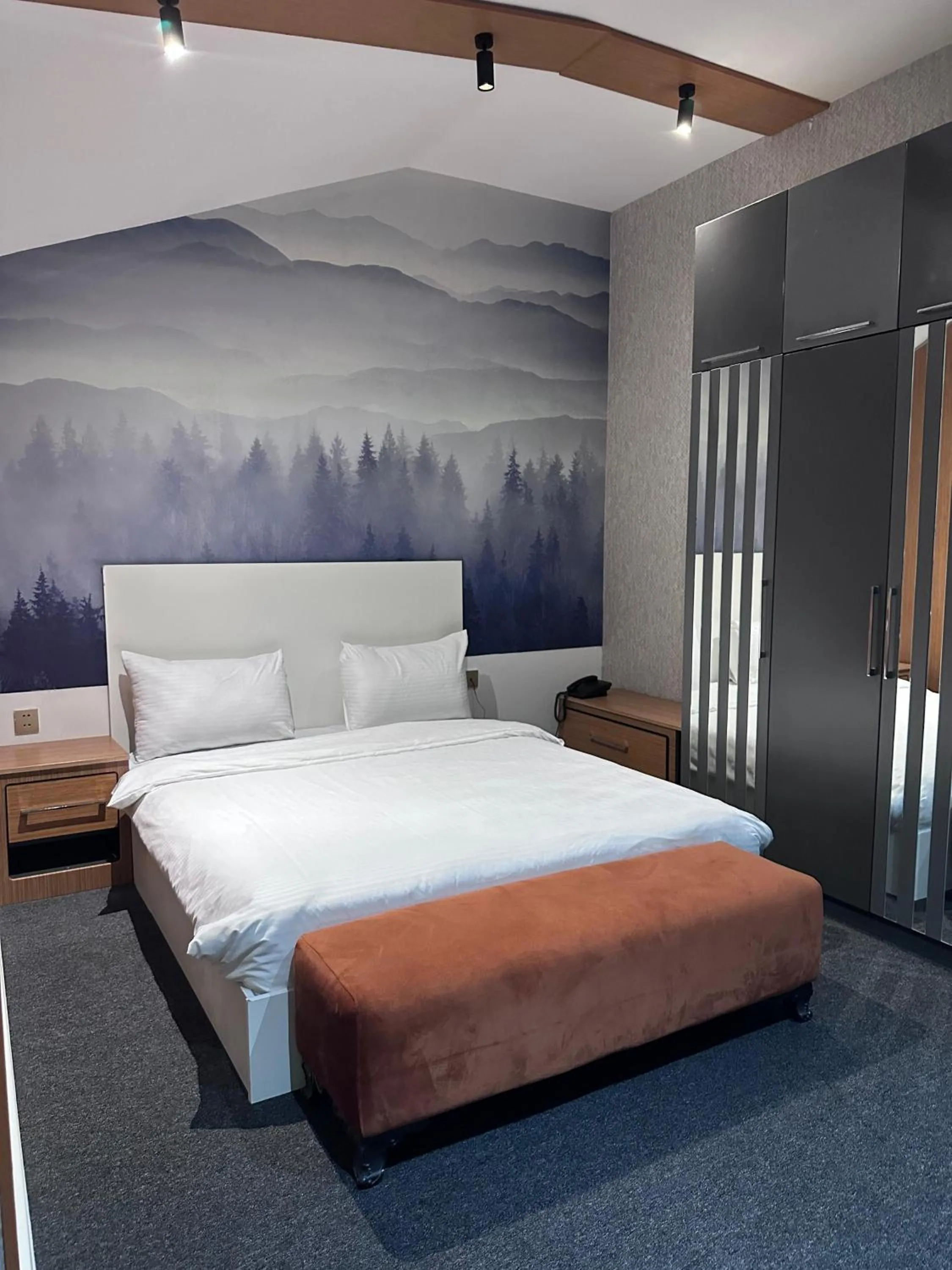 Bed in Central City Hotel