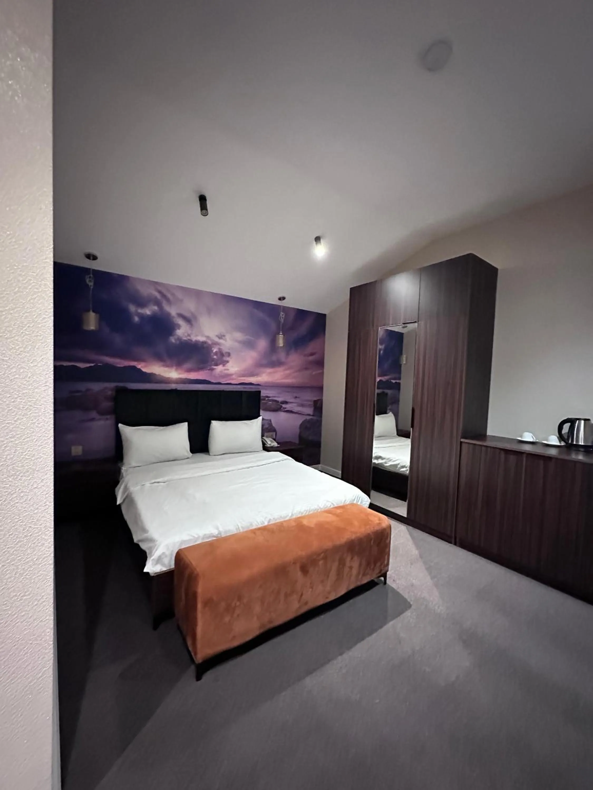 Bed in Central City Hotel