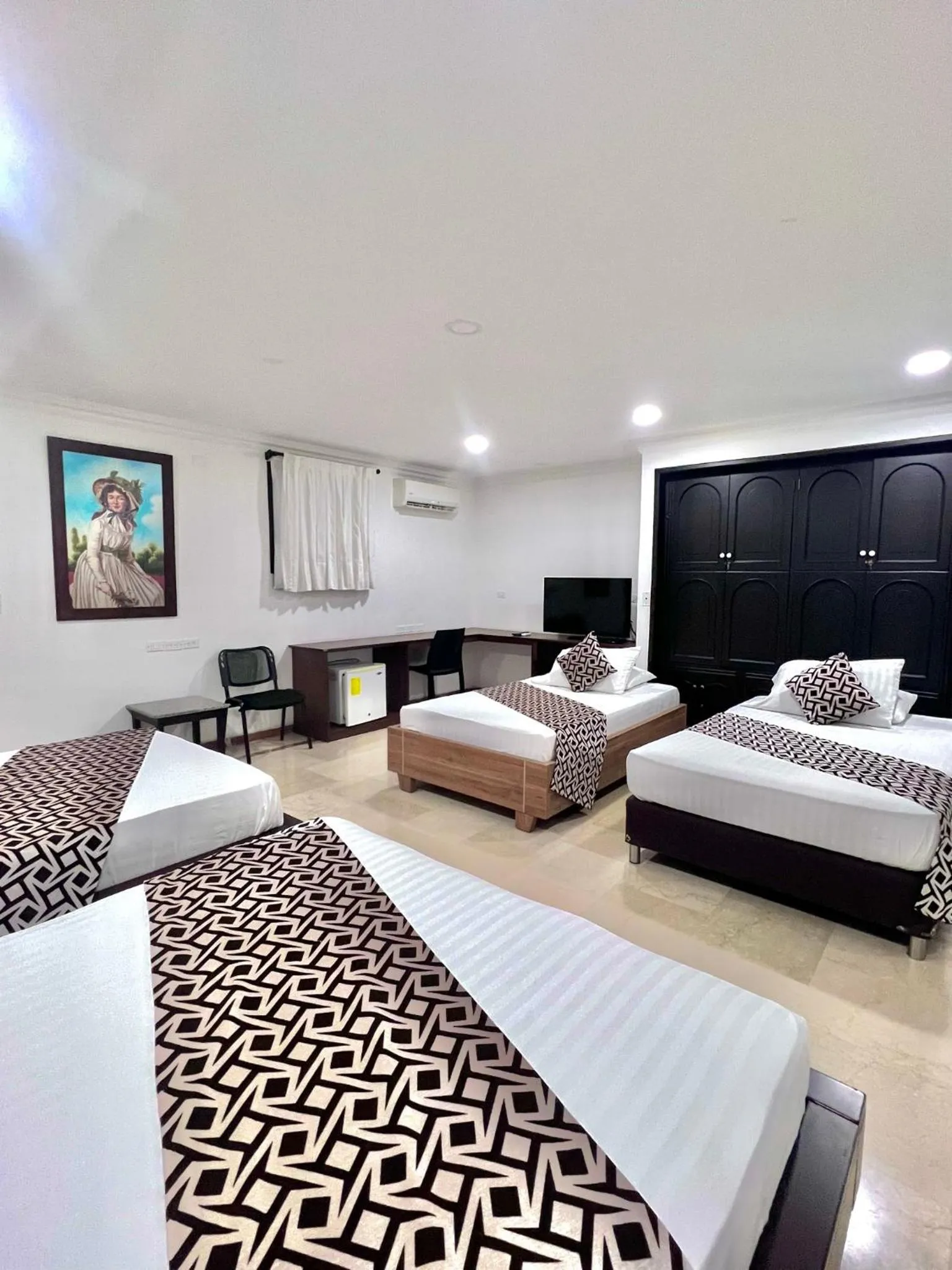 Bed in Hotel Ingenio Reina Isabel