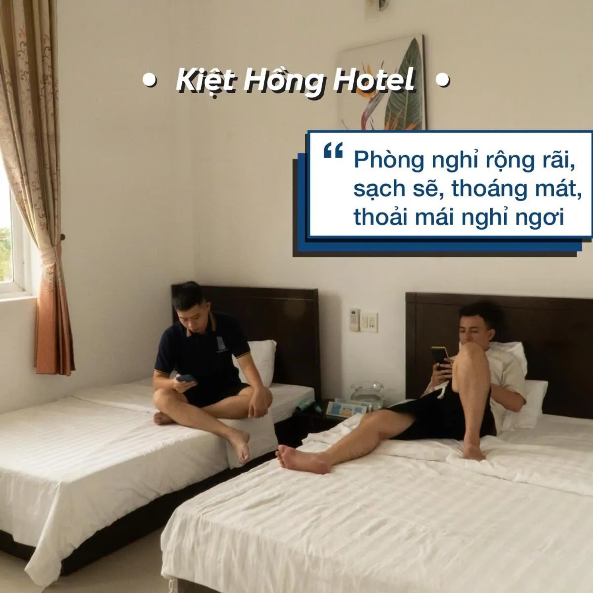 Bedroom, Bed in Kiet Hong Hotel