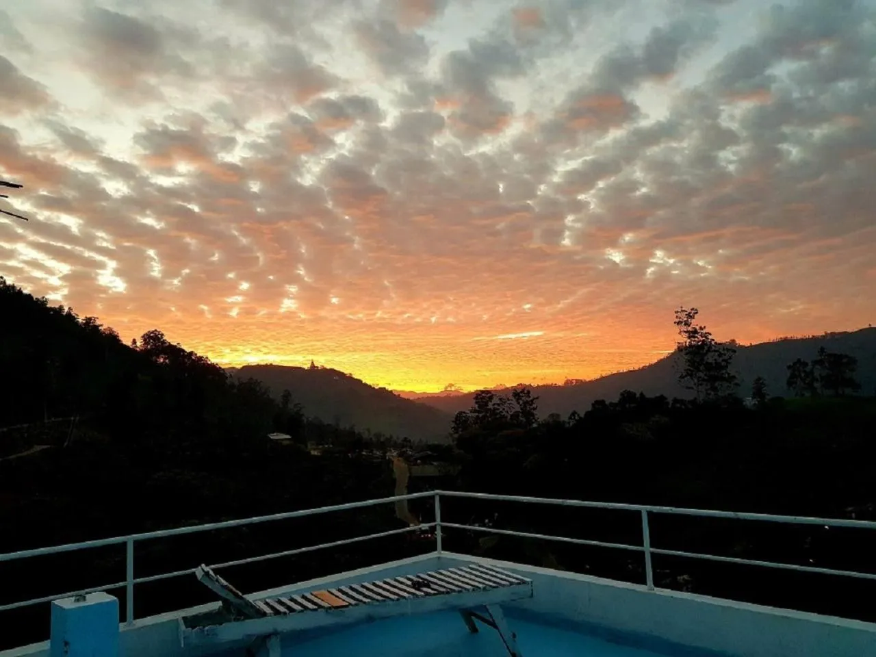 Balcony/Terrace in Lakshmis Hotel Ella