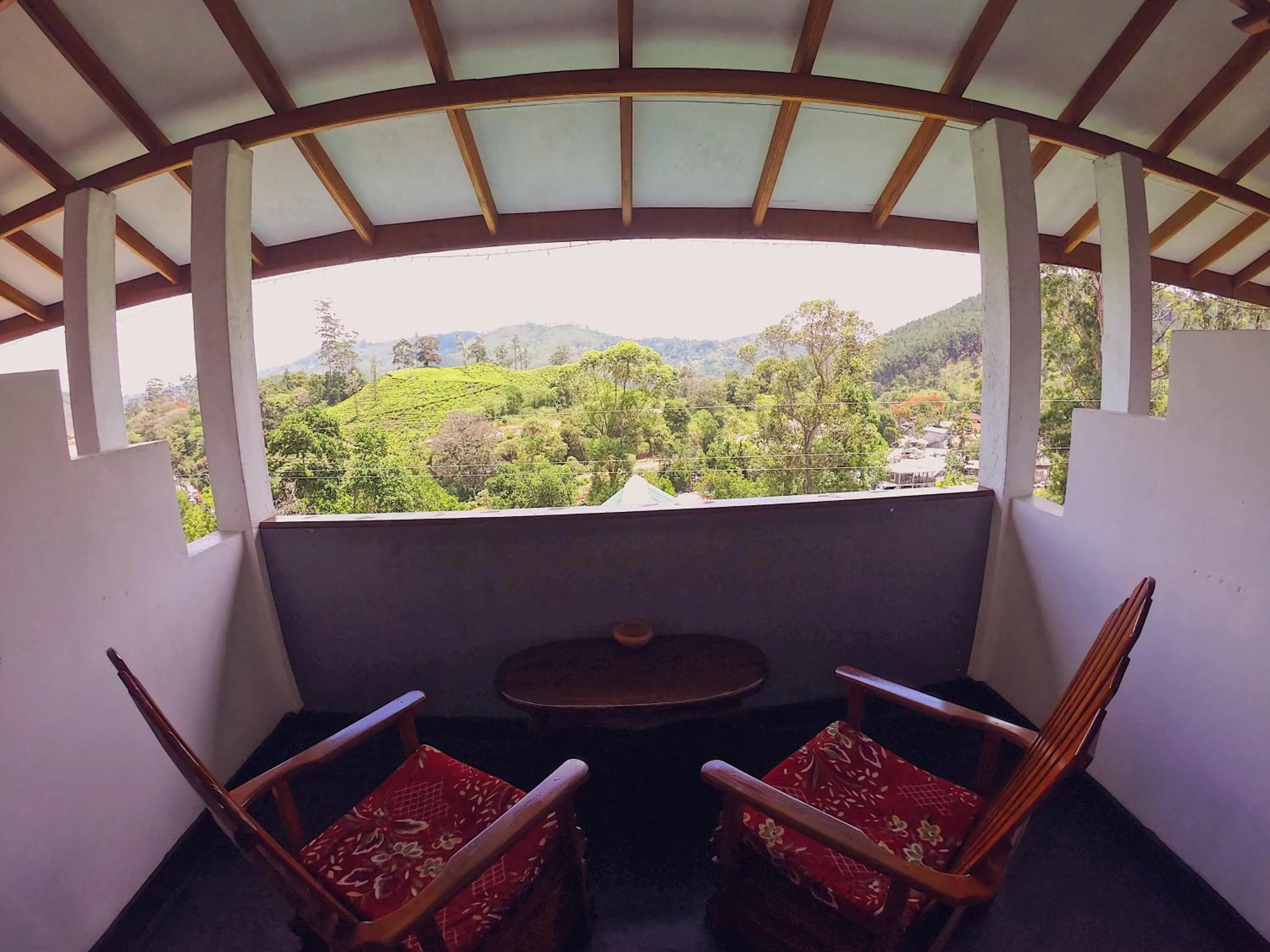 Balcony/Terrace in Lakshmis Hotel Ella