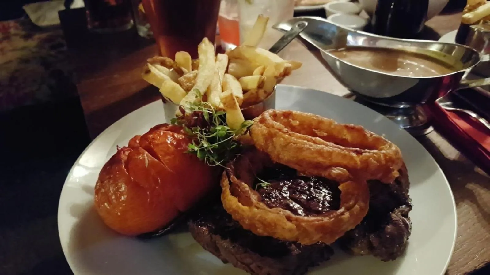 Dining area in The Walkhampton Inn