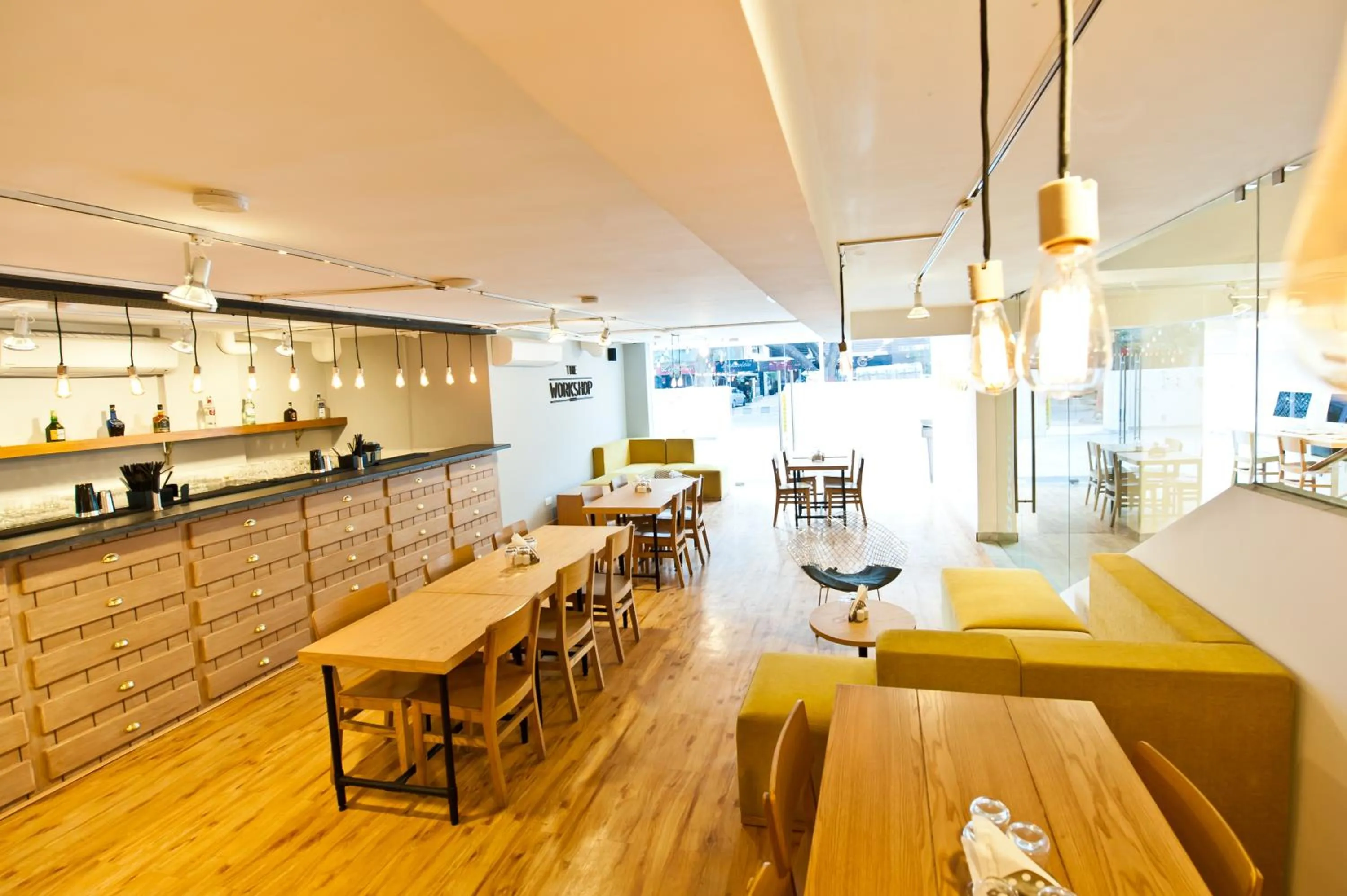 Restaurant/places to eat in bloomrooms @ Indiranagar