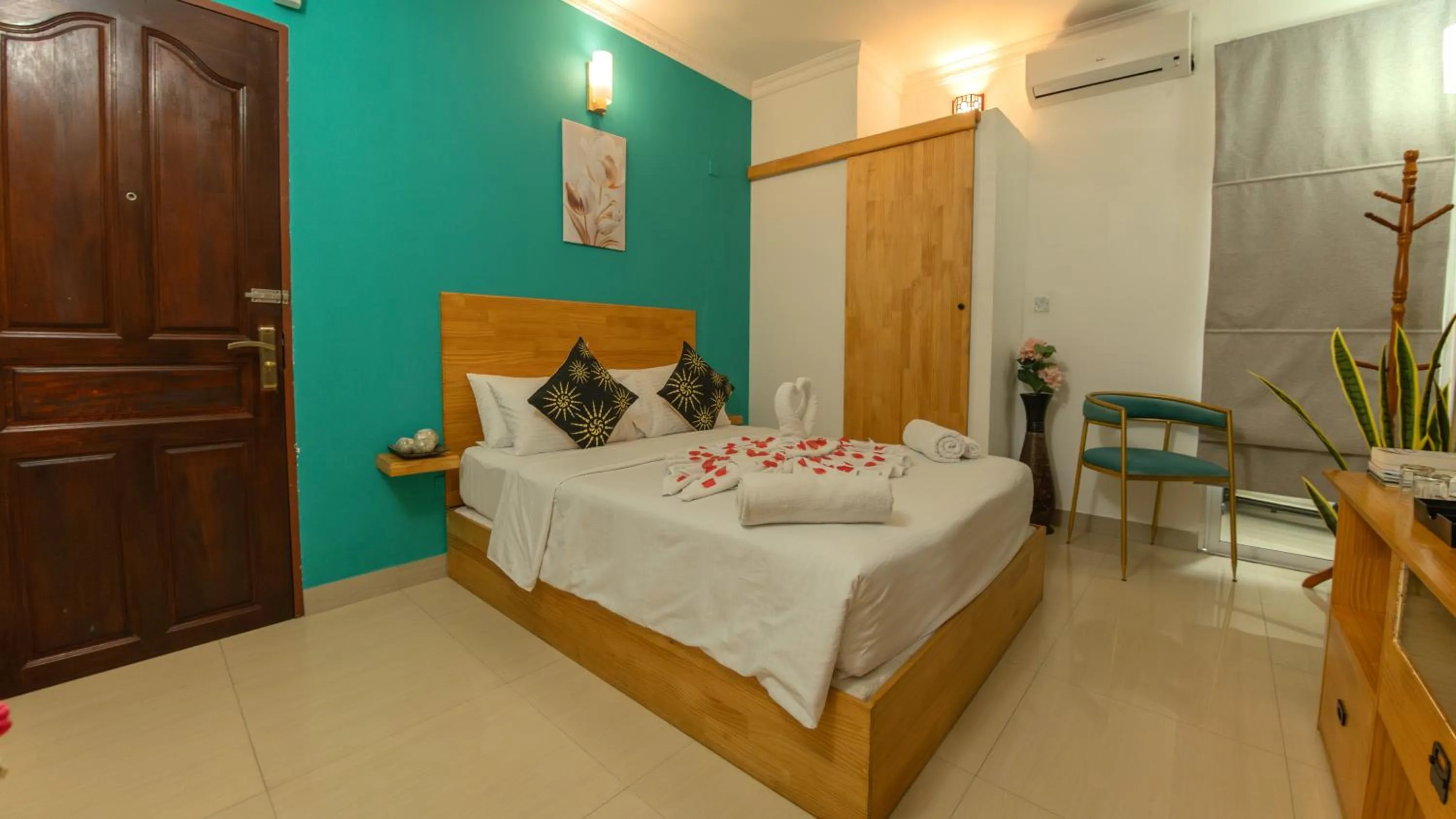 Property building, Bed in Vilu Rest