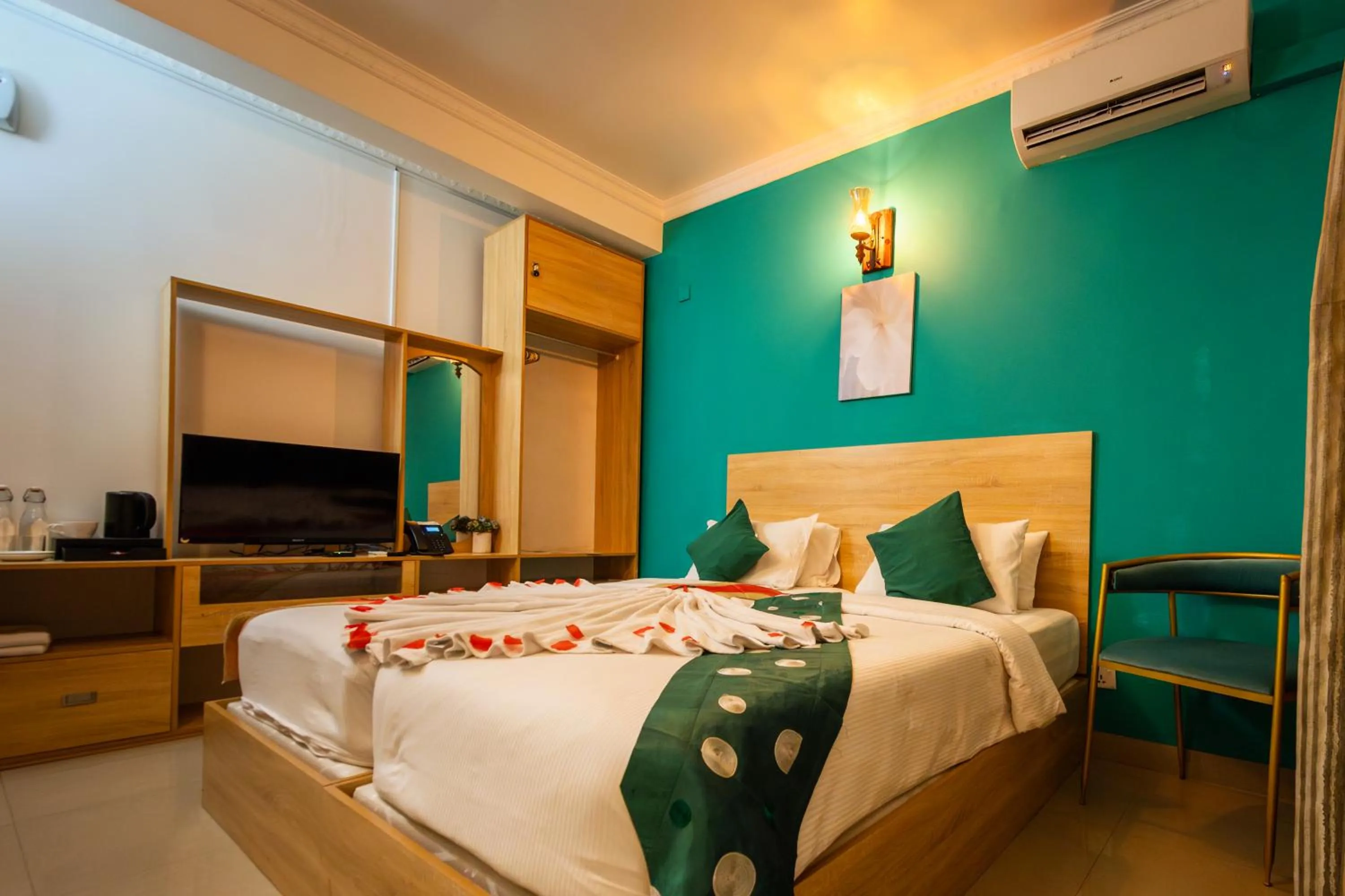 Property building, Bed in Vilu Rest