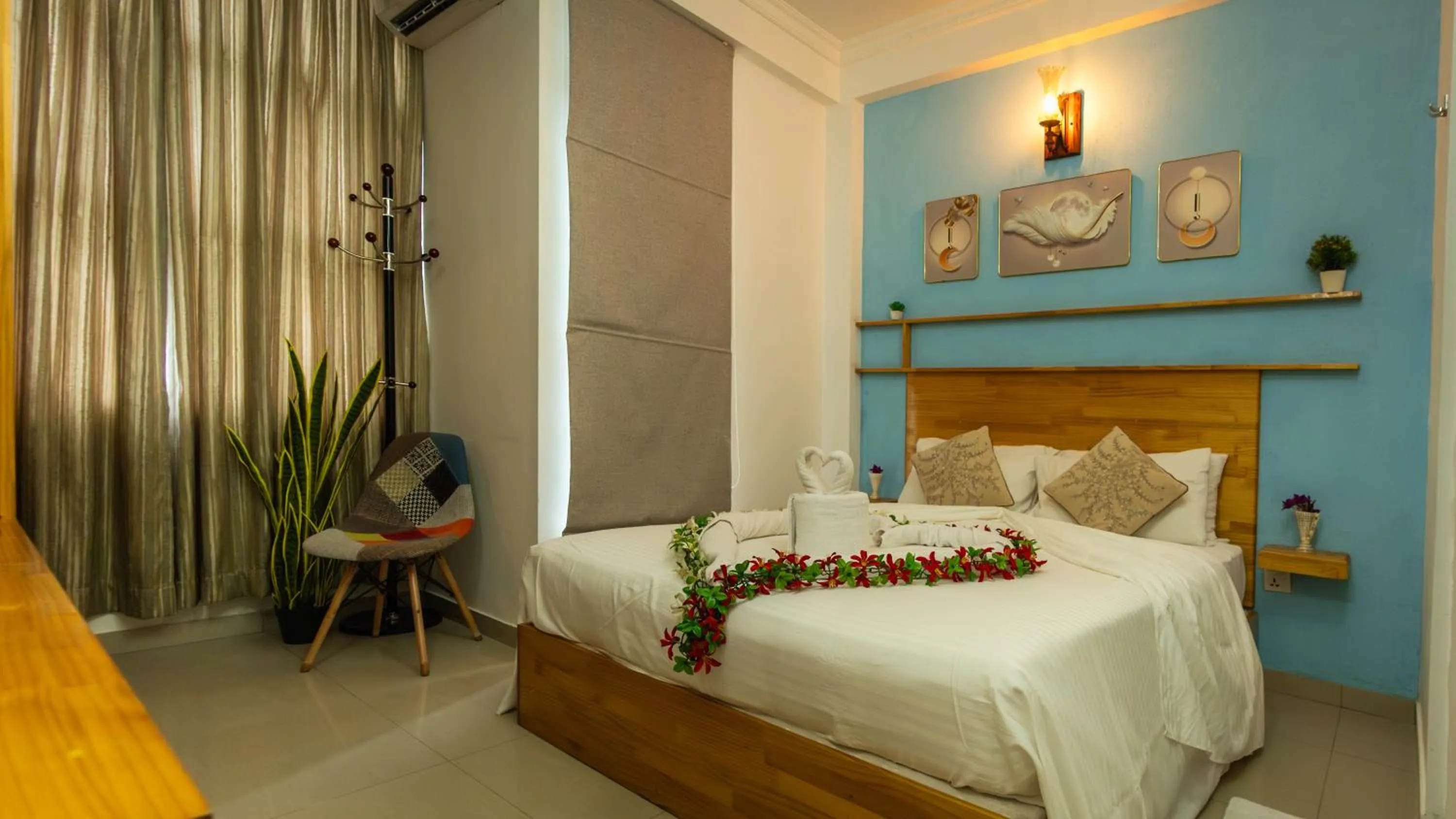 Property building, Bed in Vilu Rest