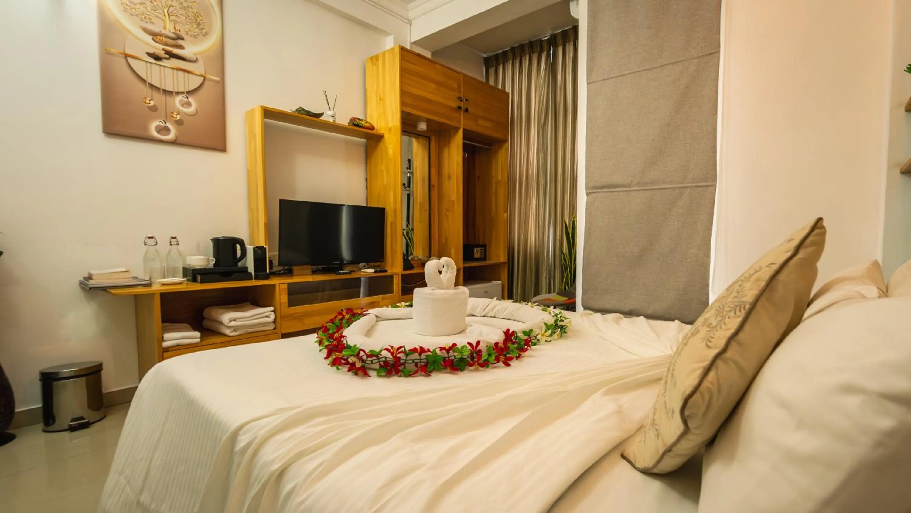 Property building, Bed in Vilu Rest